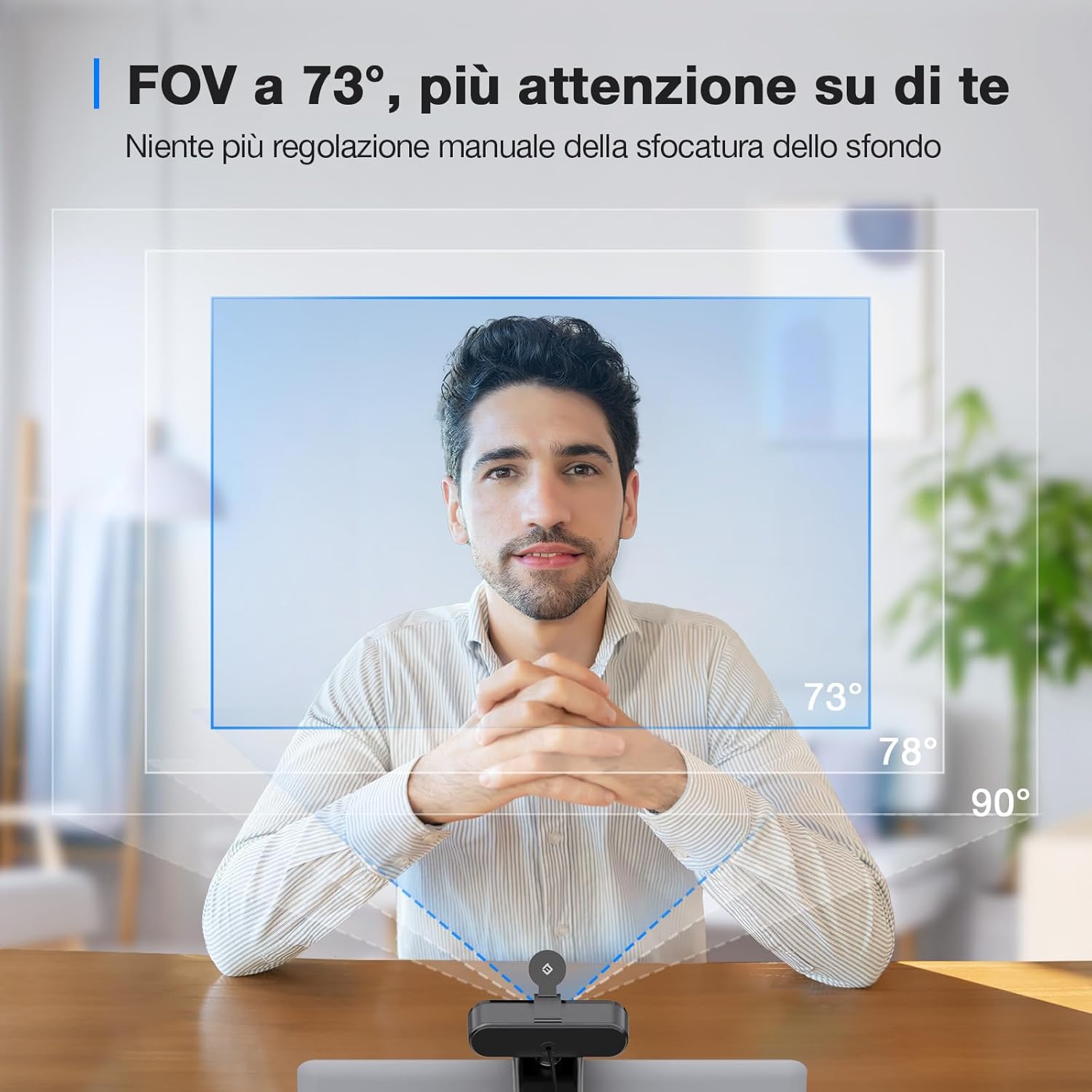 Emeet Webcam 4K UHD C960 per PC - immagine 4
