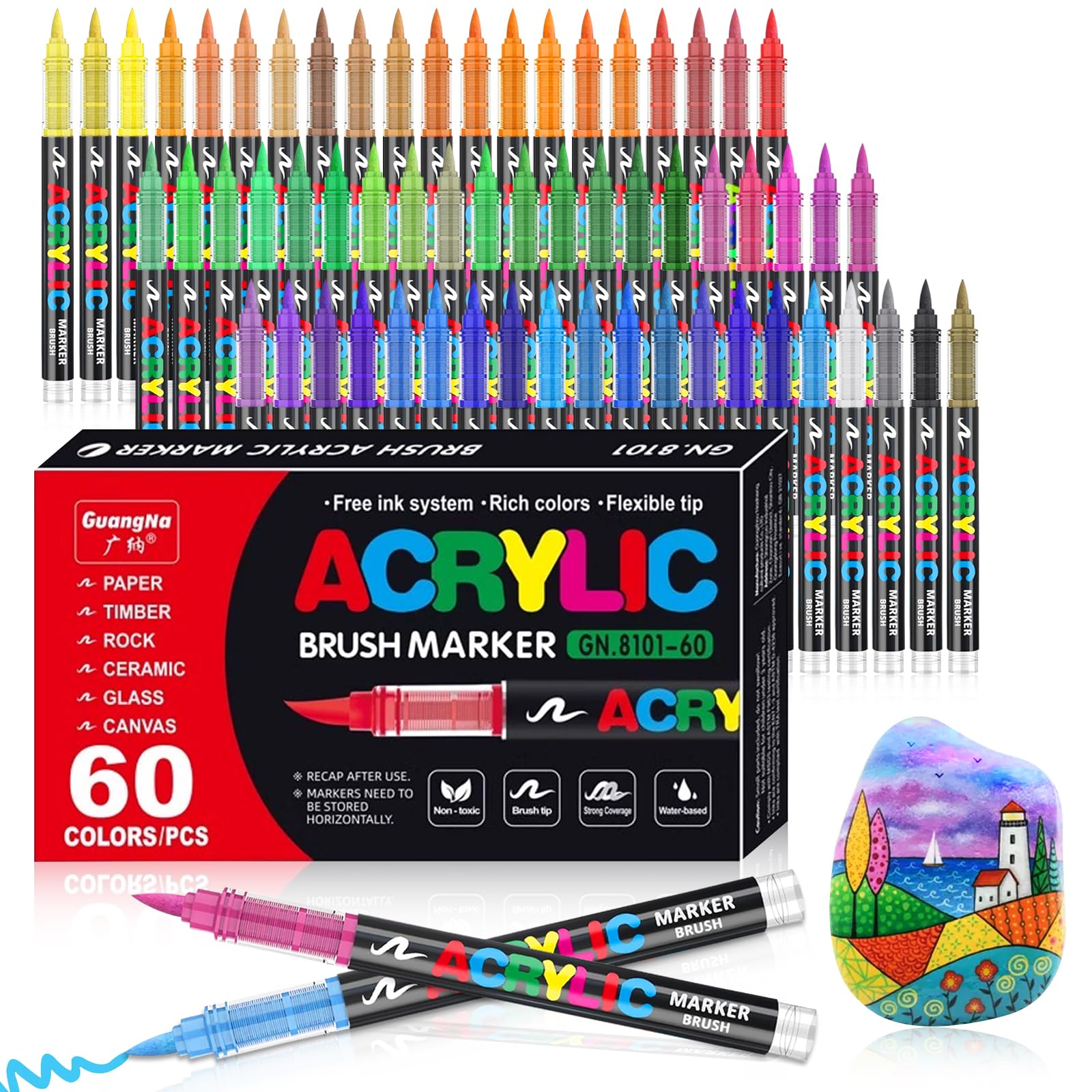 vakki Pennarelli Acrilici 60 Colori