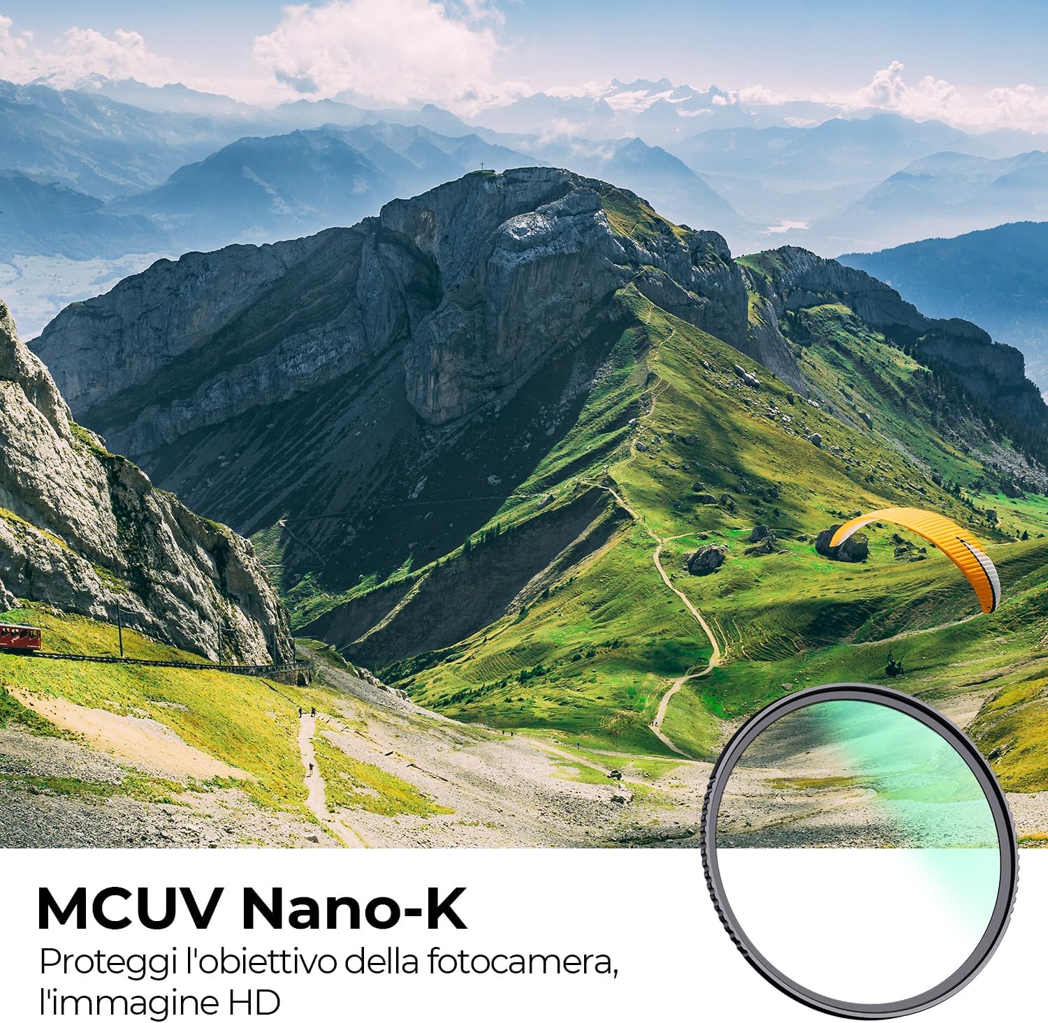K&f Concept Nano-K Filtro UV in Vetro Ottico 82mm - immagine 2