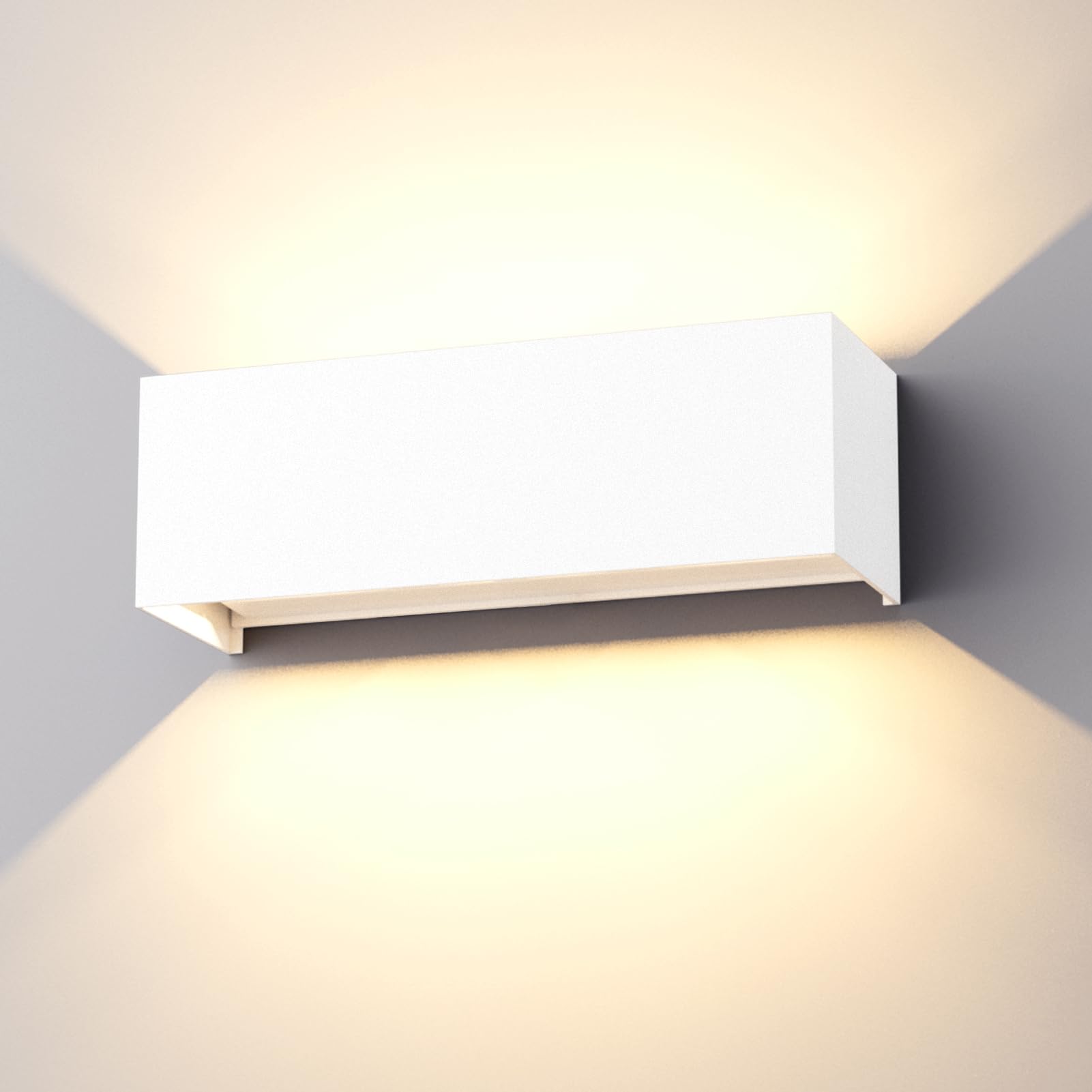 Klighten Lampada da Parete 30W Esterno/Interno IP65, Bianca