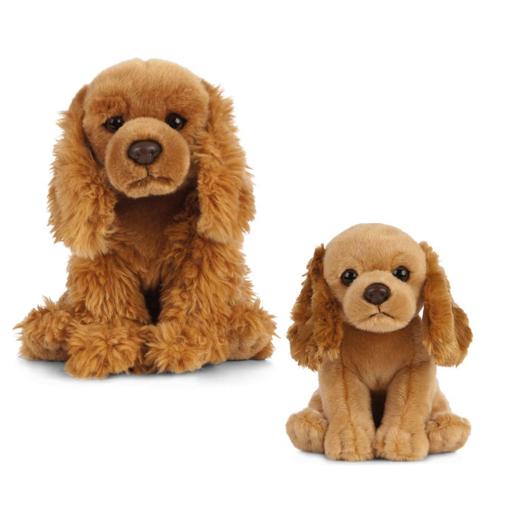 Living Nature Animale - Peluche Cane e Cucciolo Spaniels