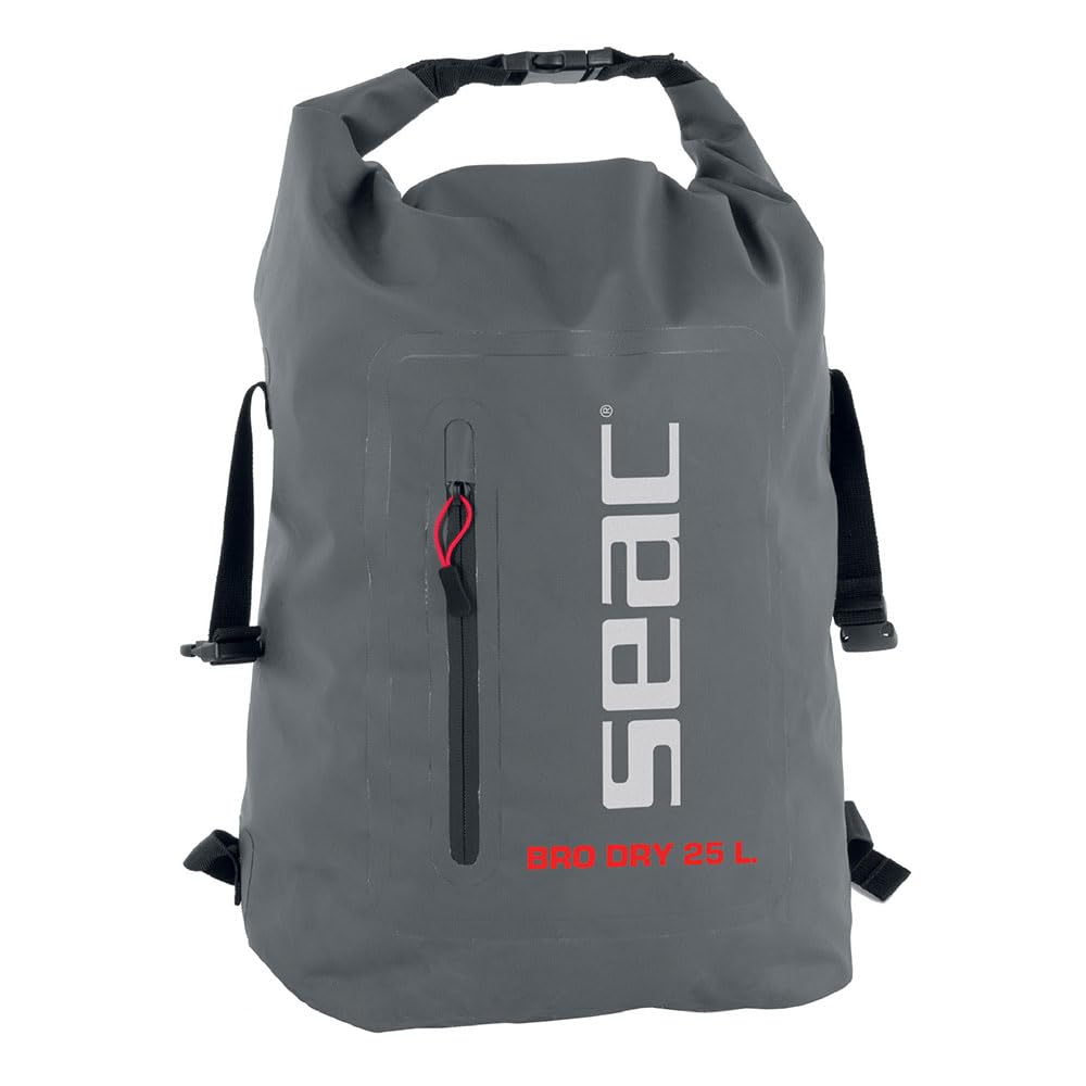 SEAC Bro Dry Zaino Impermeabile 25L, Grigio