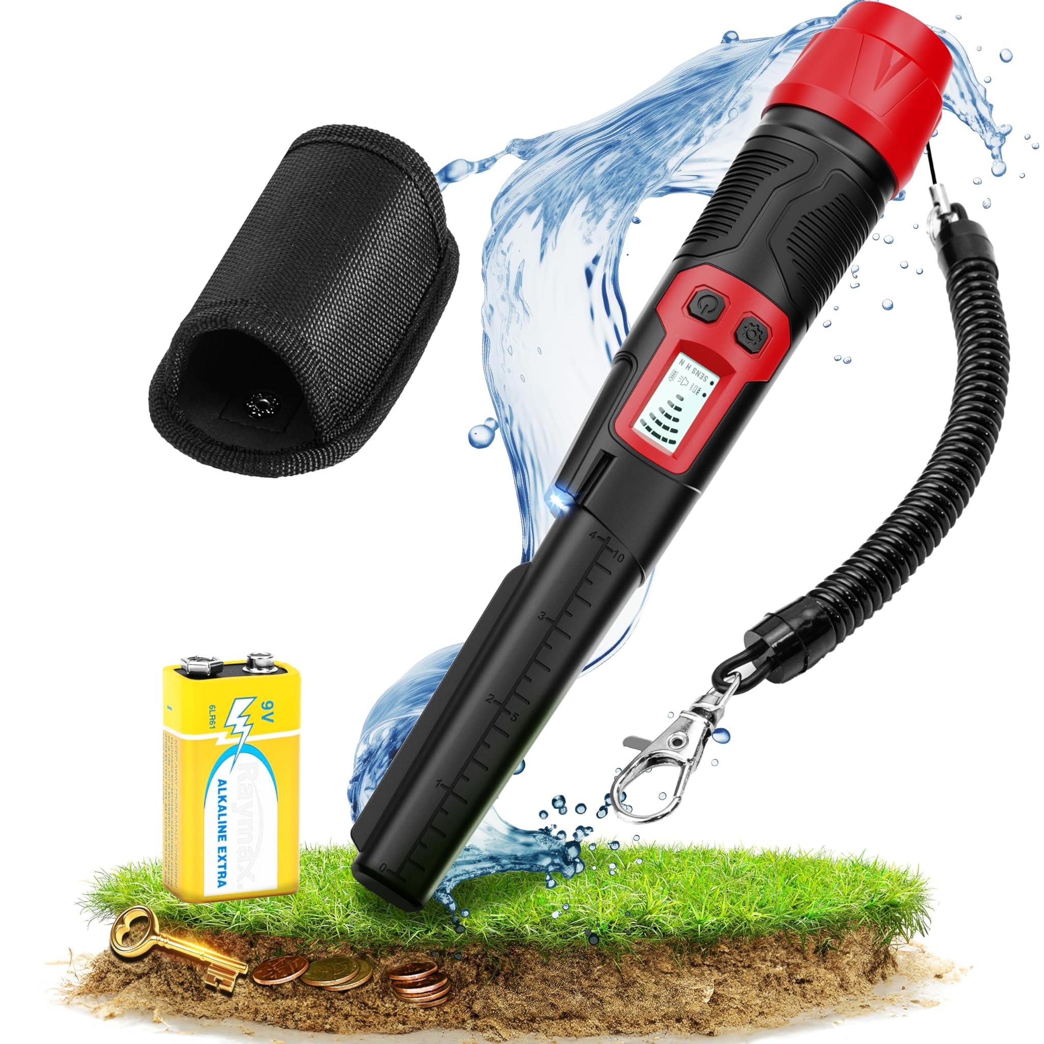 Kaiweets Metal Detector Pinpointer IP68 Impermeabile