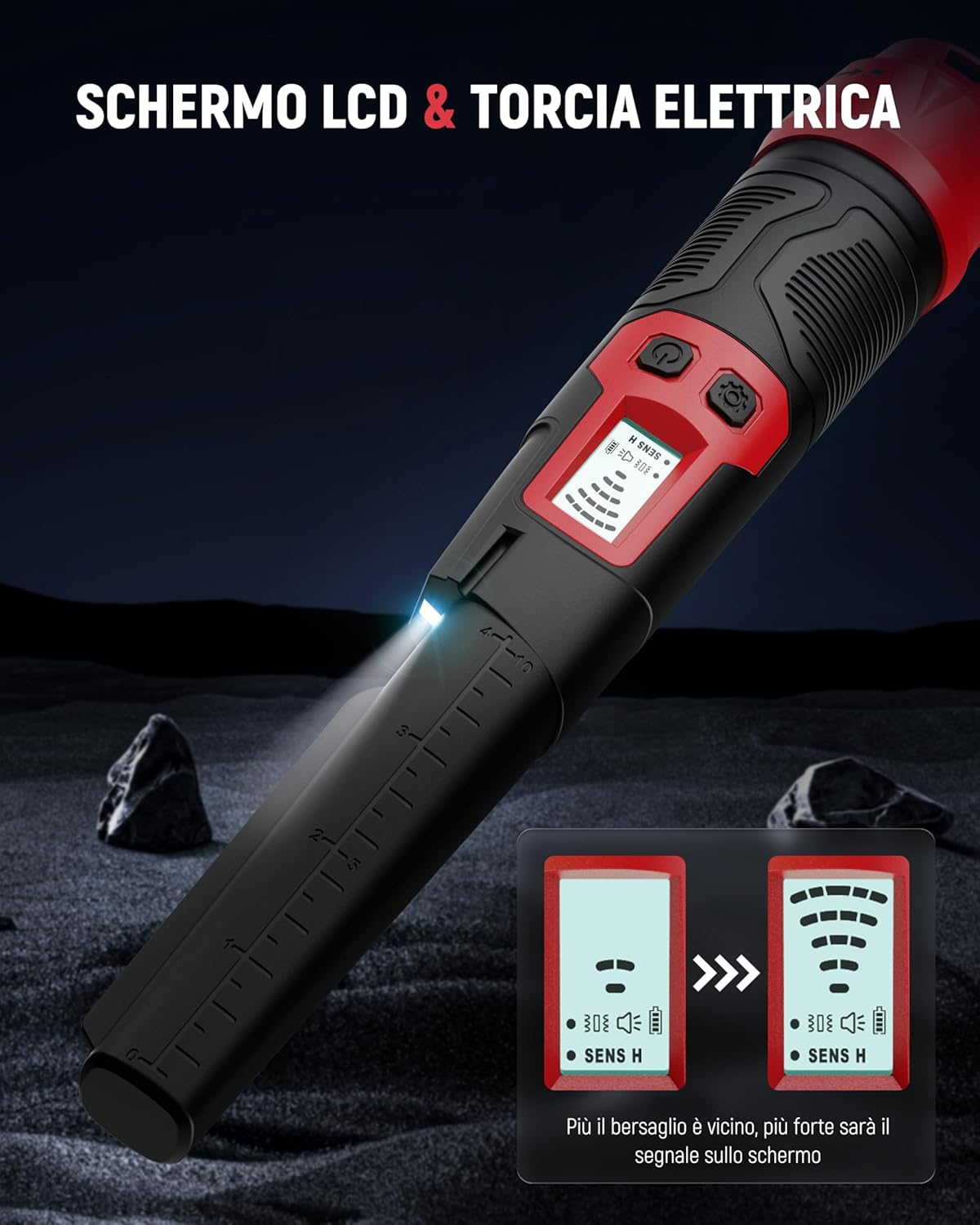 Kaiweets Metal Detector Pinpointer IP68 Impermeabile - immagine 4