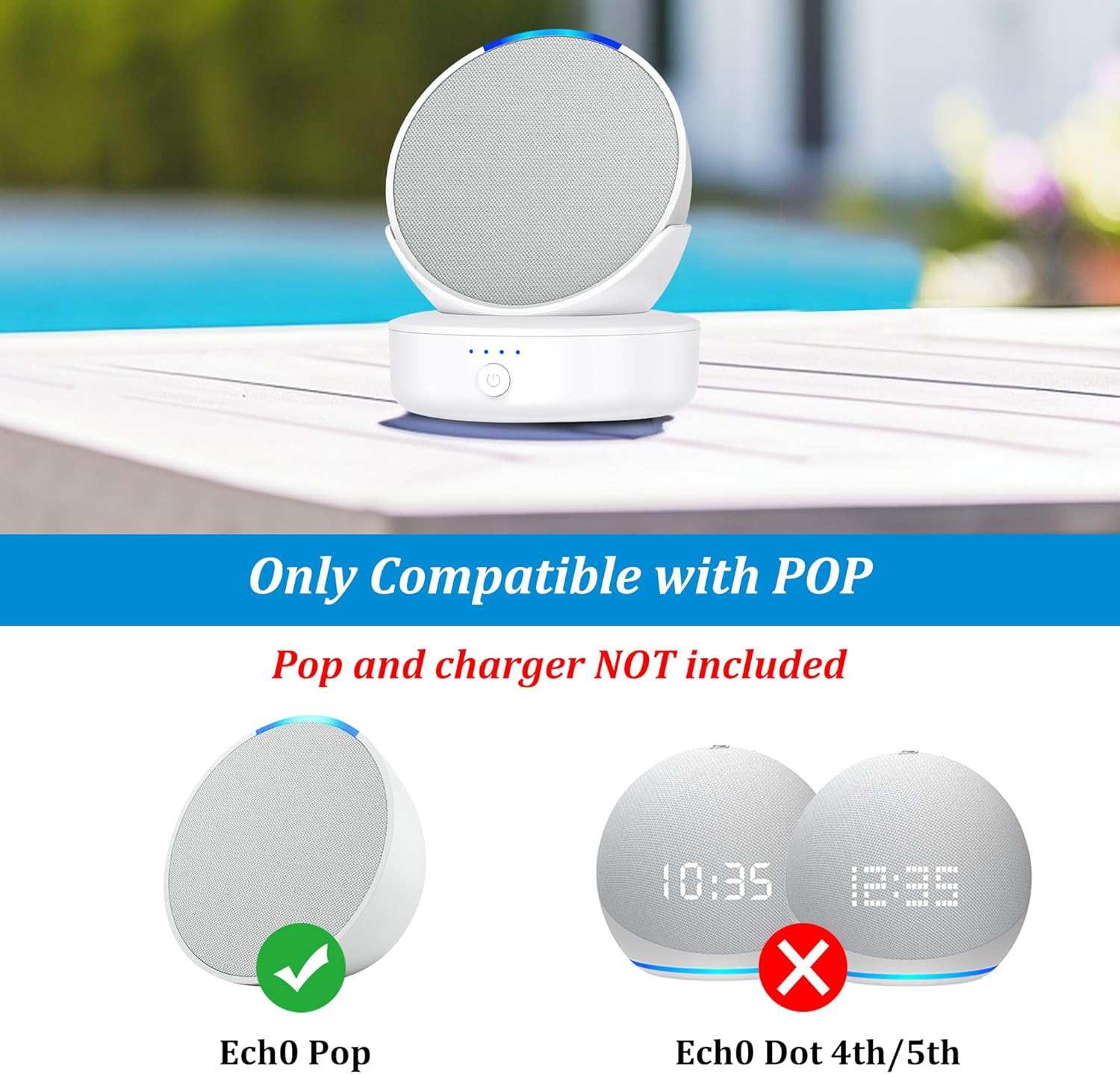 Plusacc Batteria Portatile per POP, Bianca - immagine 2