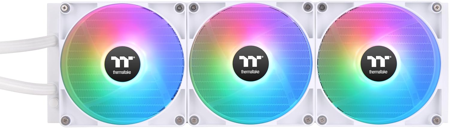 Thermaltake TH420 V2 ARGB Sync CPU Liquid Cooler Snow Edition - immagine 3