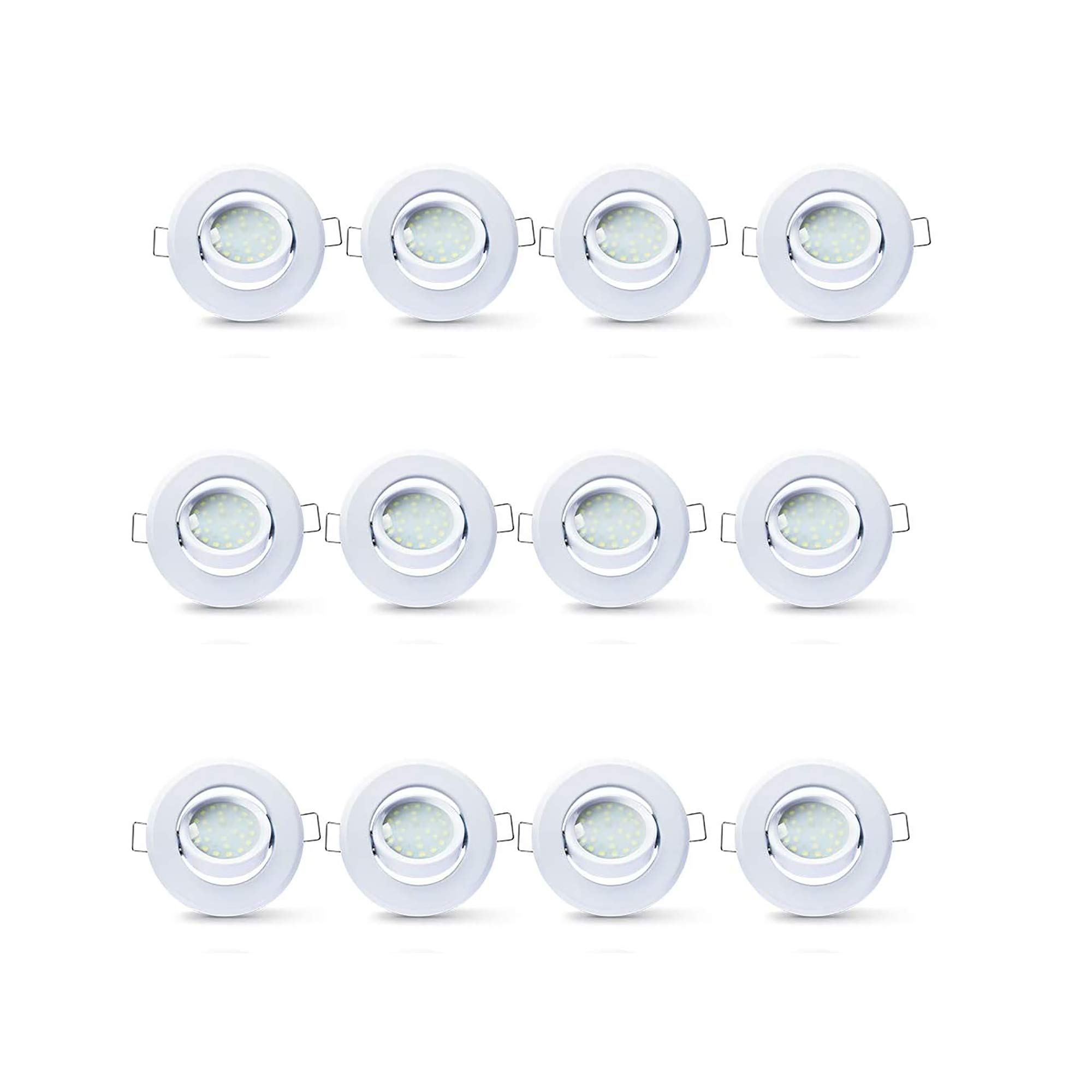 Lampaous LED 5W D50 - 12 Lampadine da Incasso Orientabili