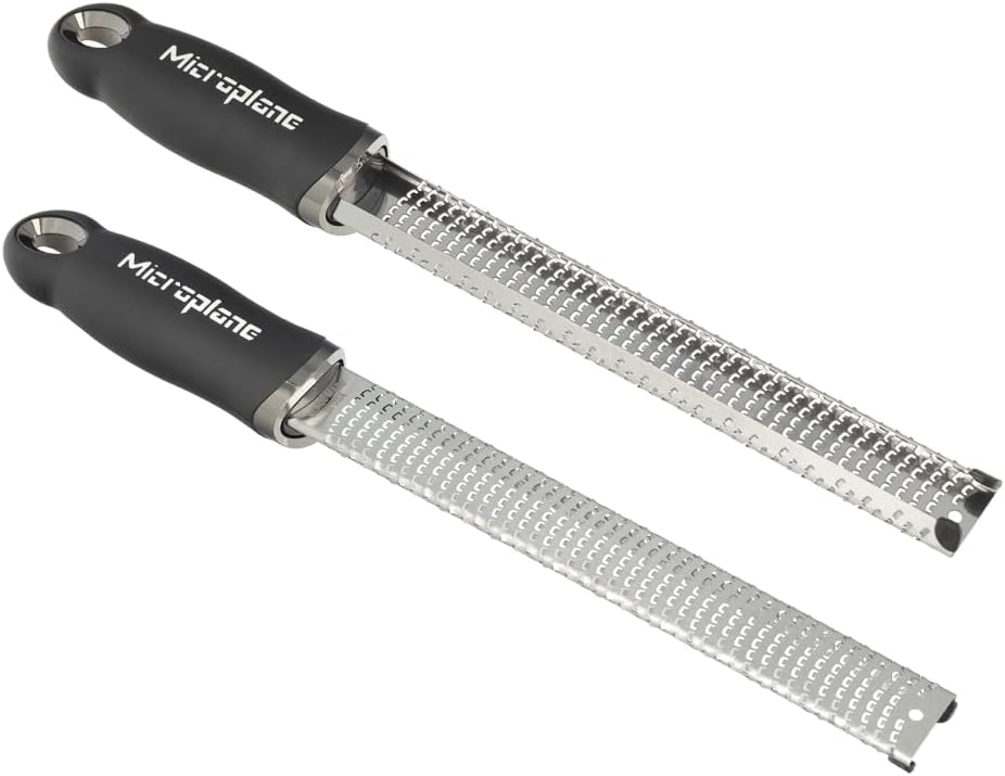 Microplane Grattugia Zester Nero con Lama Fine - immagine 2