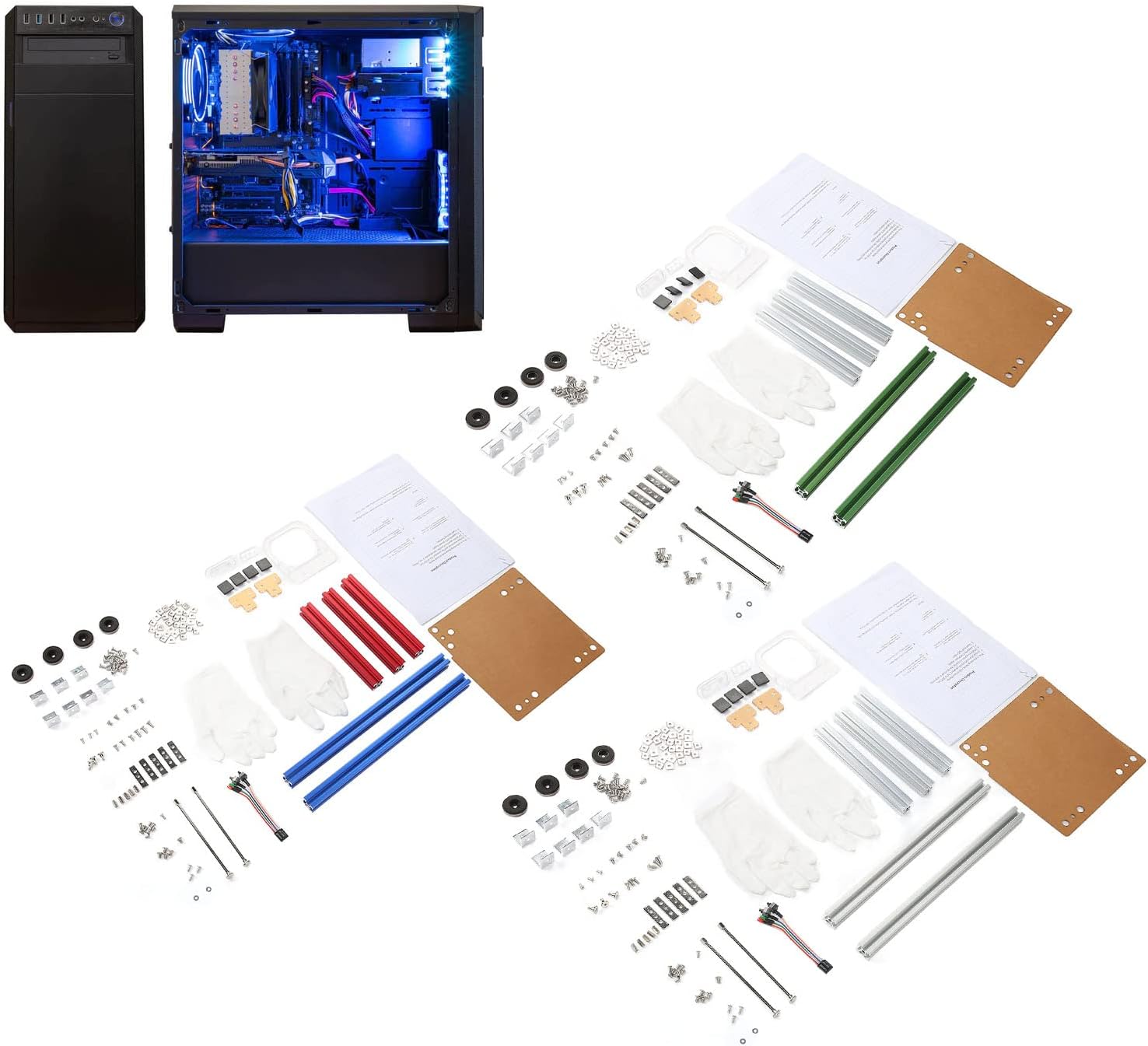 Telaio Aperto Staffa per PC Mini Chassis ATX/ITX - immagine 6