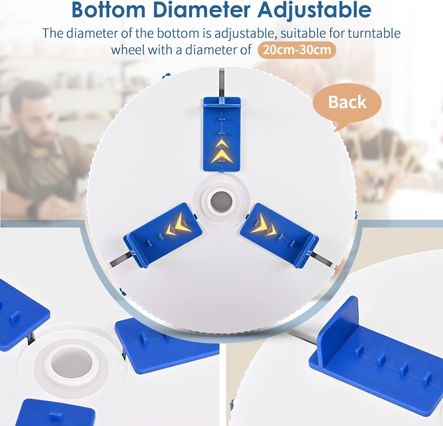 Sunowl Attrezzi Ceramica Regolabili per Giradischi - immagine 5