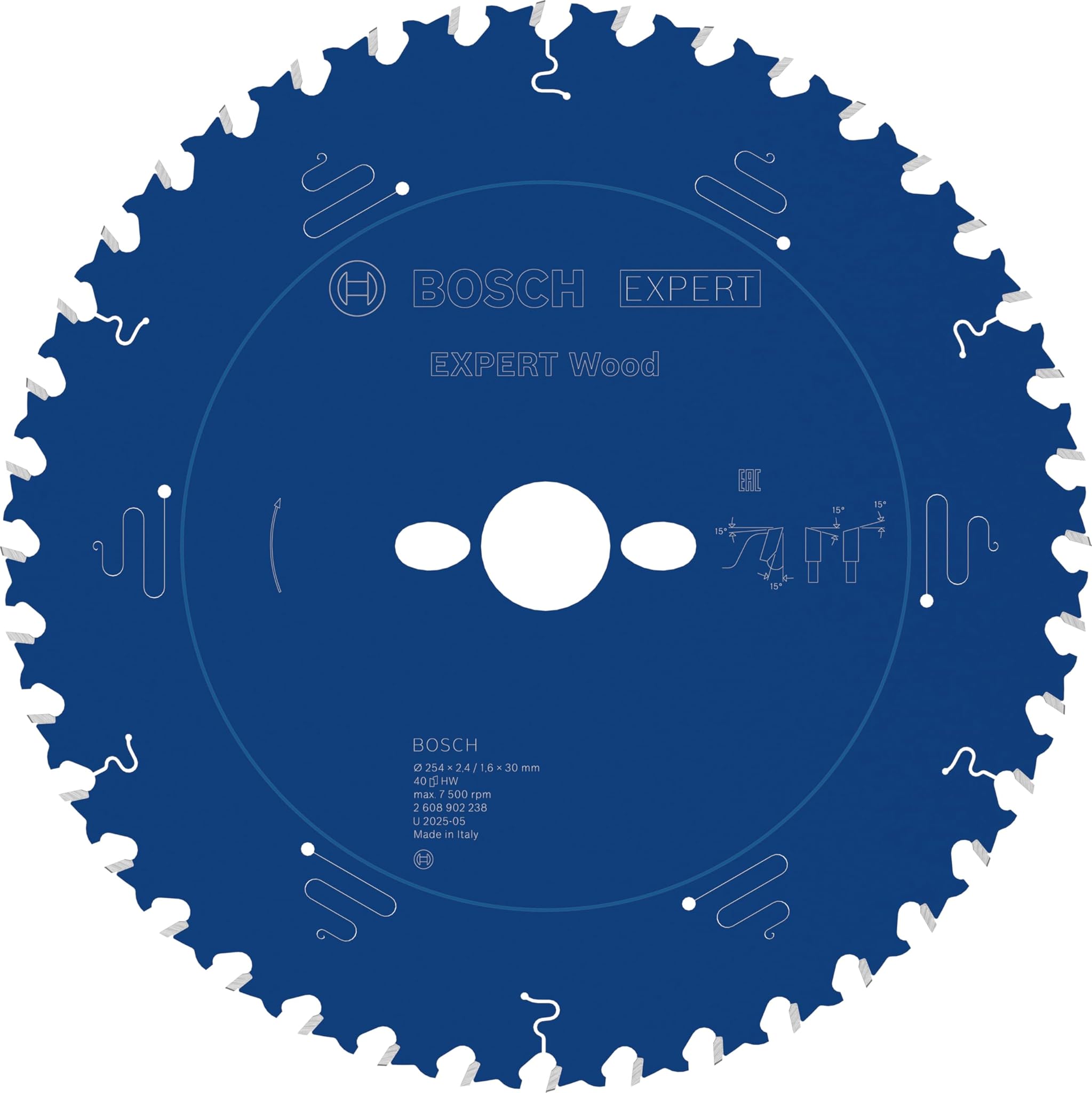 Bosch Lama Sega Circolare EXPERT per Wood Cablata