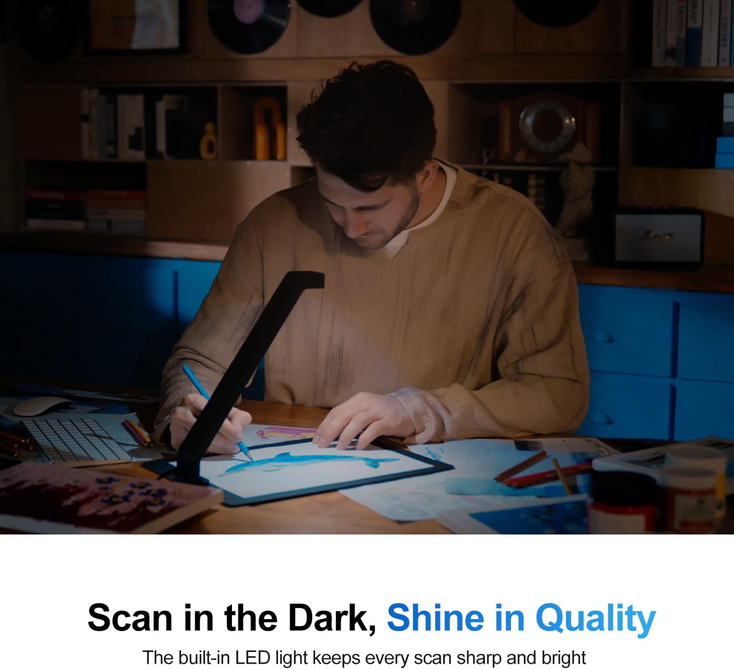 Joyusing Scanpad100 - Scanner Documenti Portatile USB 13MP - immagine 7