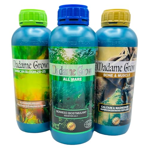 Madame Grow - Concime Liquido Naturale per Piante 3x1L