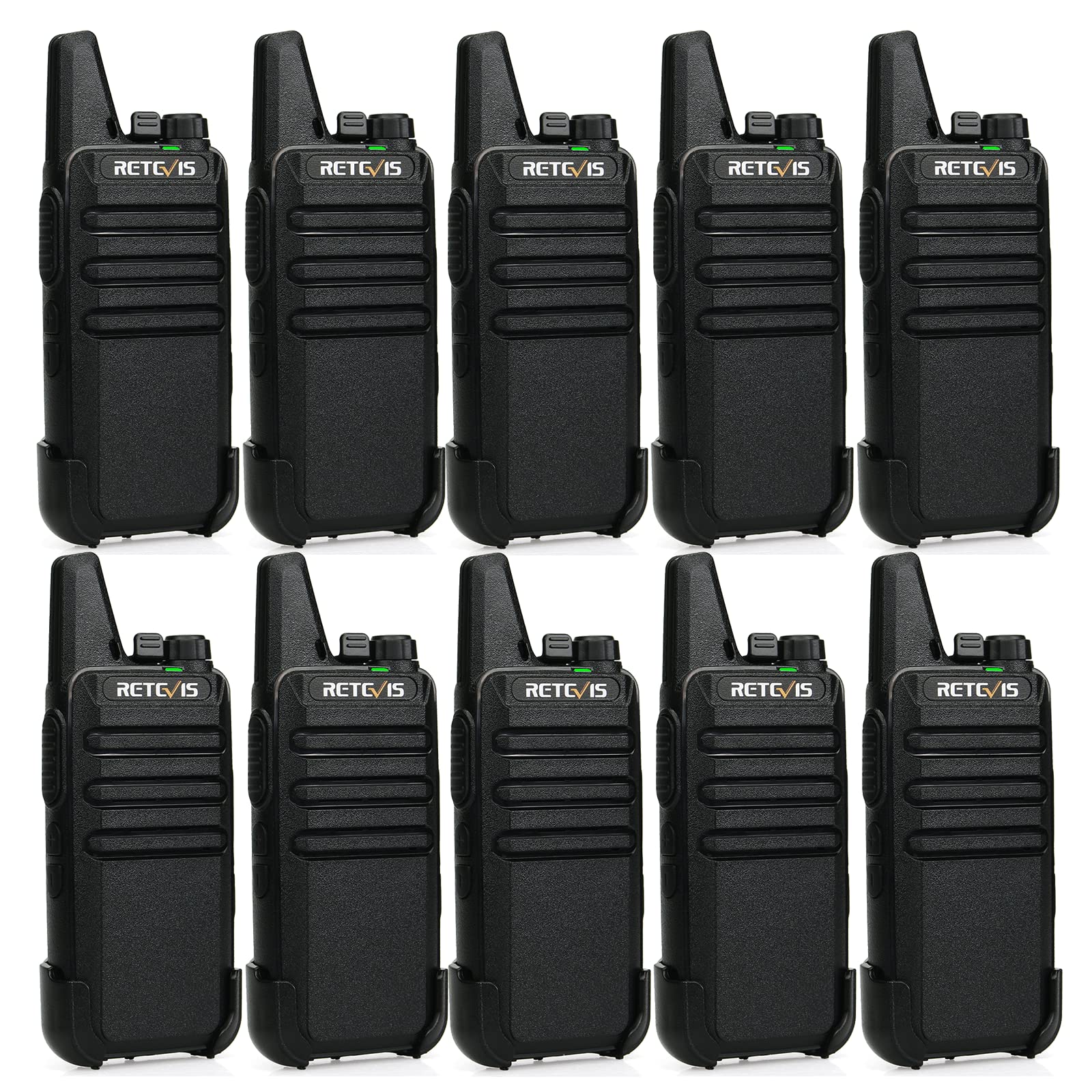 Retevis RT622 Mini Walkie Talkie PMR446 (10 Pezzi)