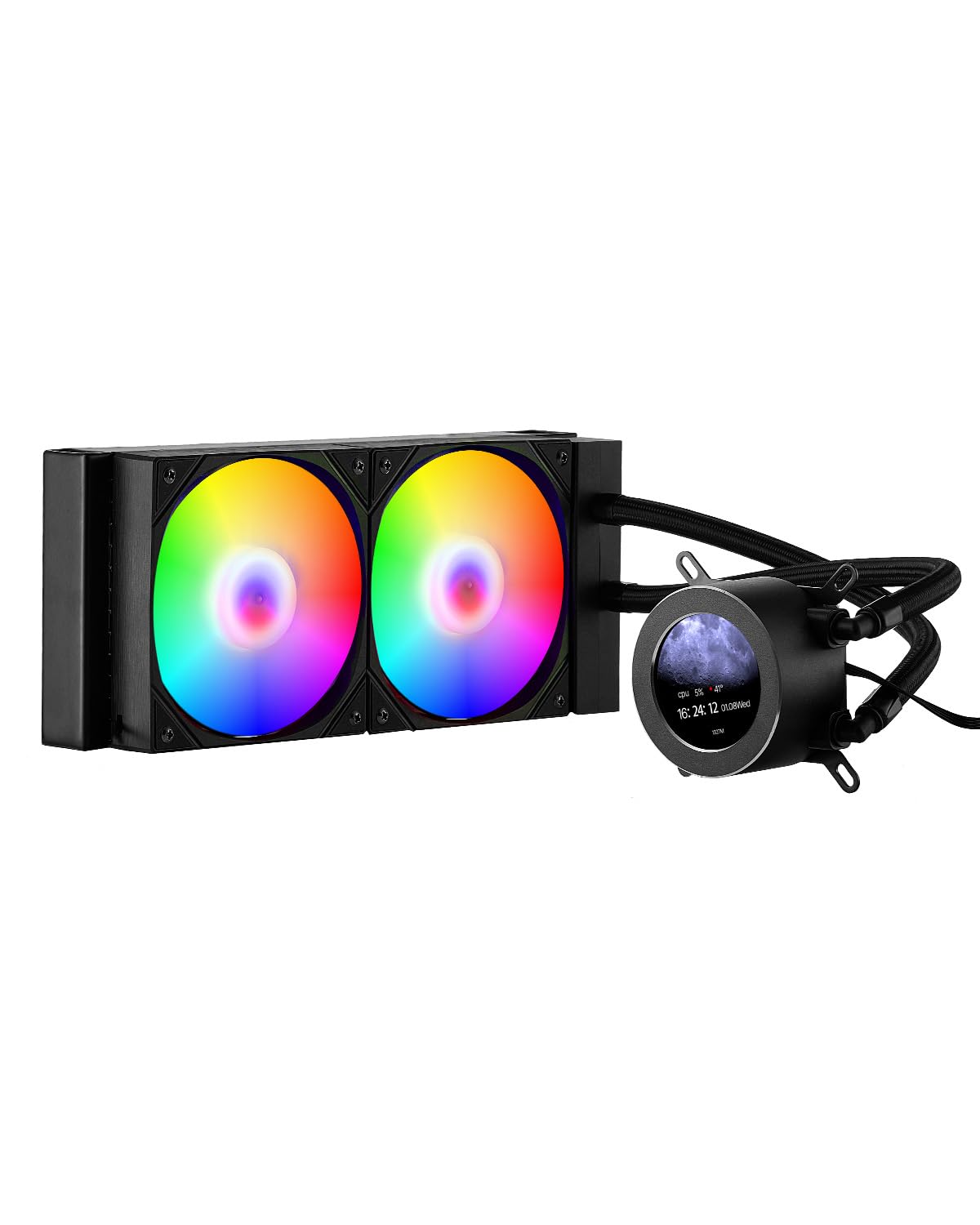 Vevor Dissipatore di Calore a Liquido per CPU, Nero