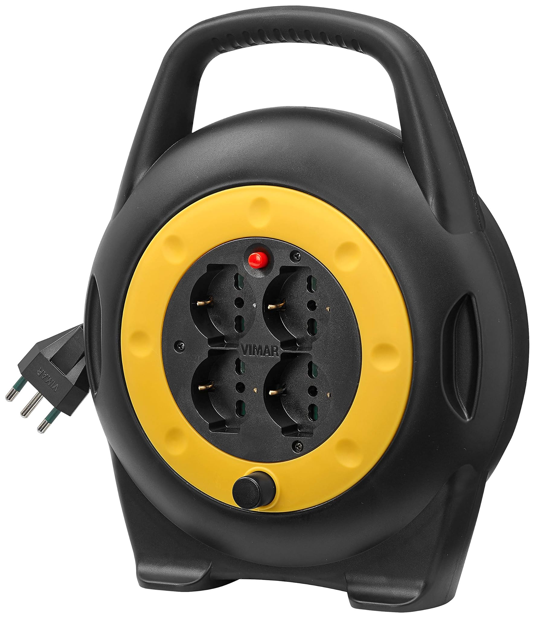 Vimar 0P32714 Avvolgicavo 10 Metri - Nero Giallo