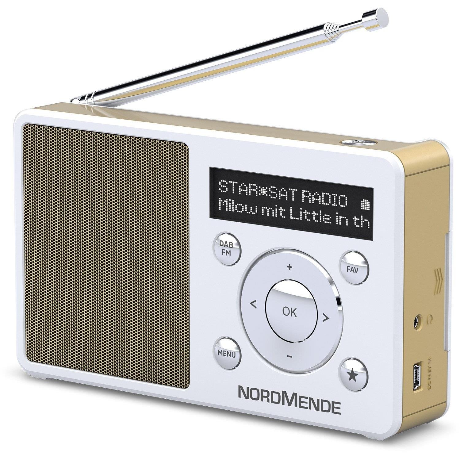 Nordmende Transita 100 - Radio DAB Portatile, Bianco