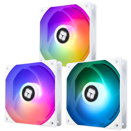 Tr TL-C12CW-S X3 Ventola CPU 120mm ARGB, Bianca (3 Pack)