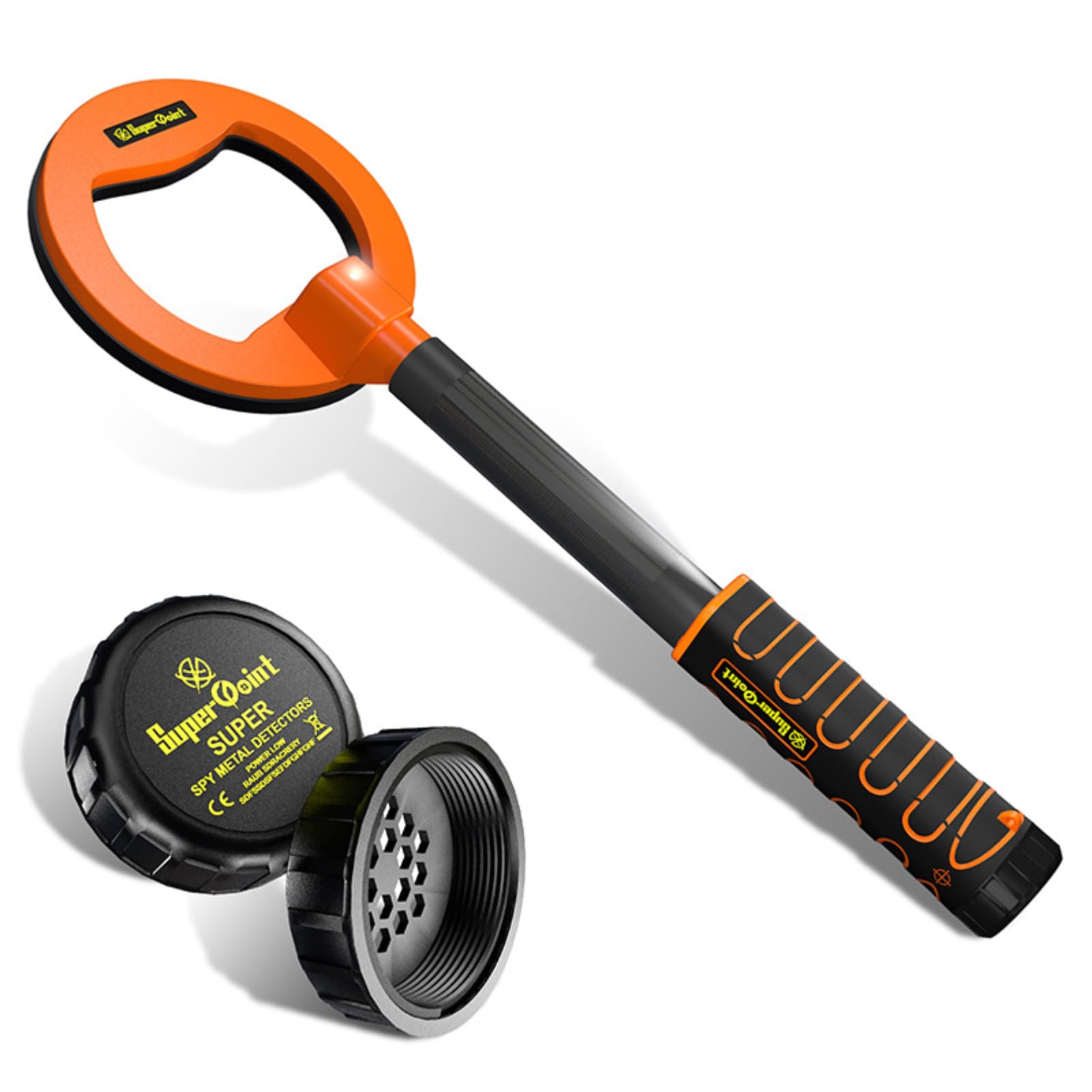 Metal Detector Subacqueo IP68 Palmare (Arancia)