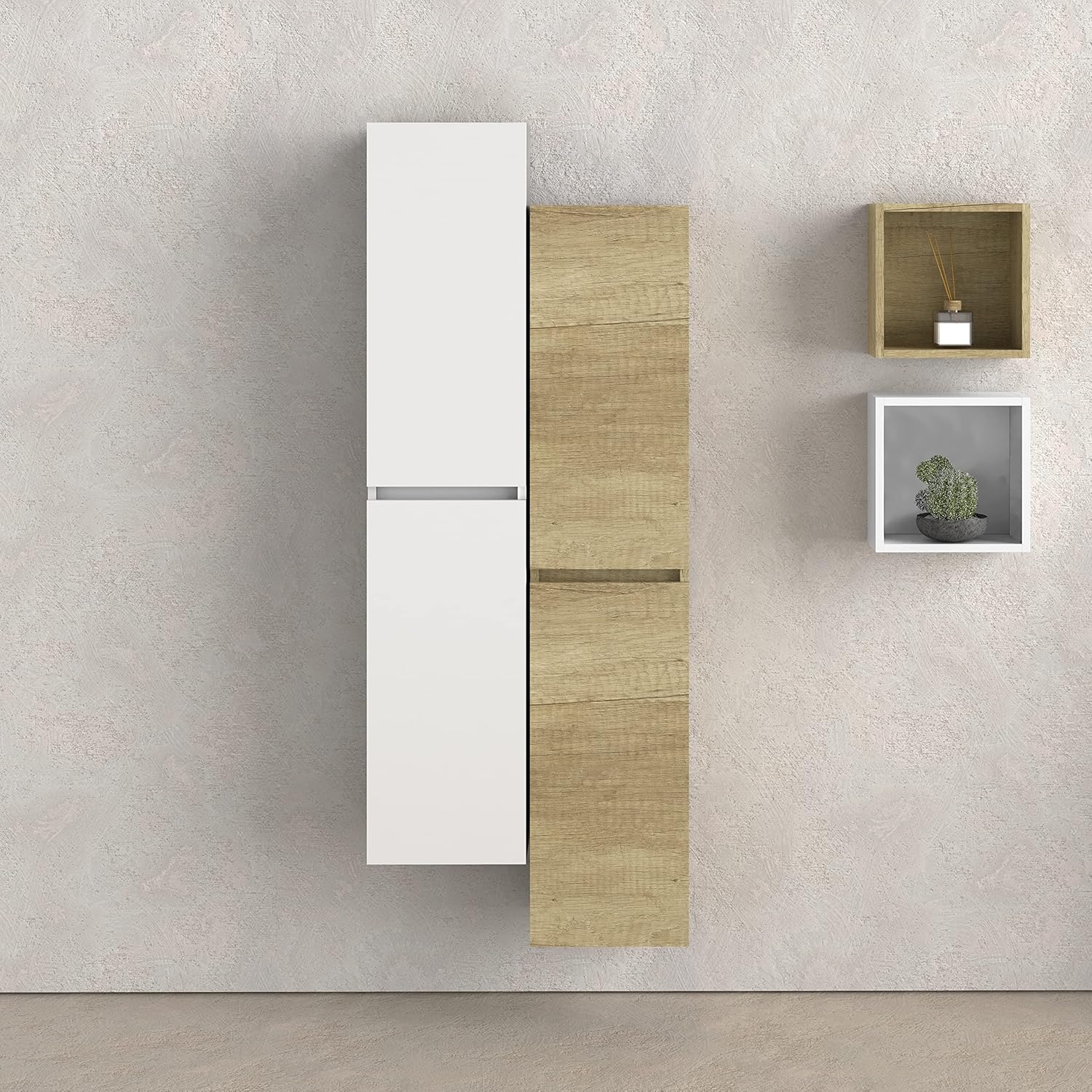 Baikal Mobile Bagno Sospeso a Parete 140 Nature - immagine 6