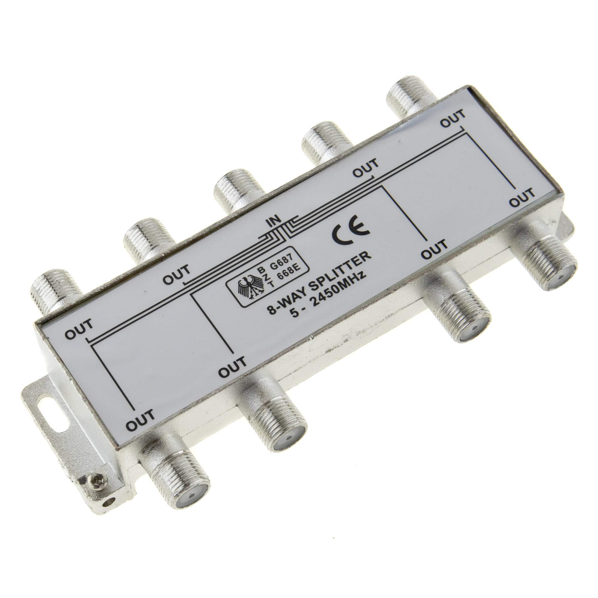 Distributore SAT & BK 8 splitter 100 dB schermato HD e Unicable | Seki ...