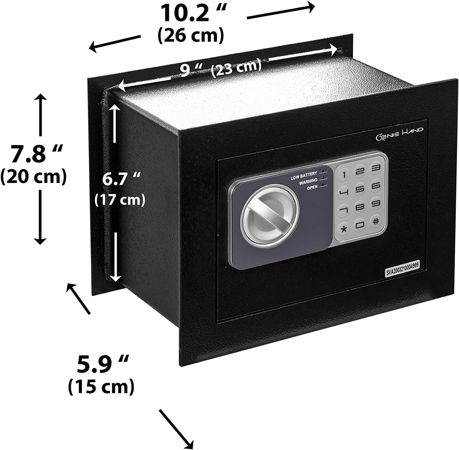 Genie Hand - Cassaforte Elettronica a Muro Piccola - immagine 2