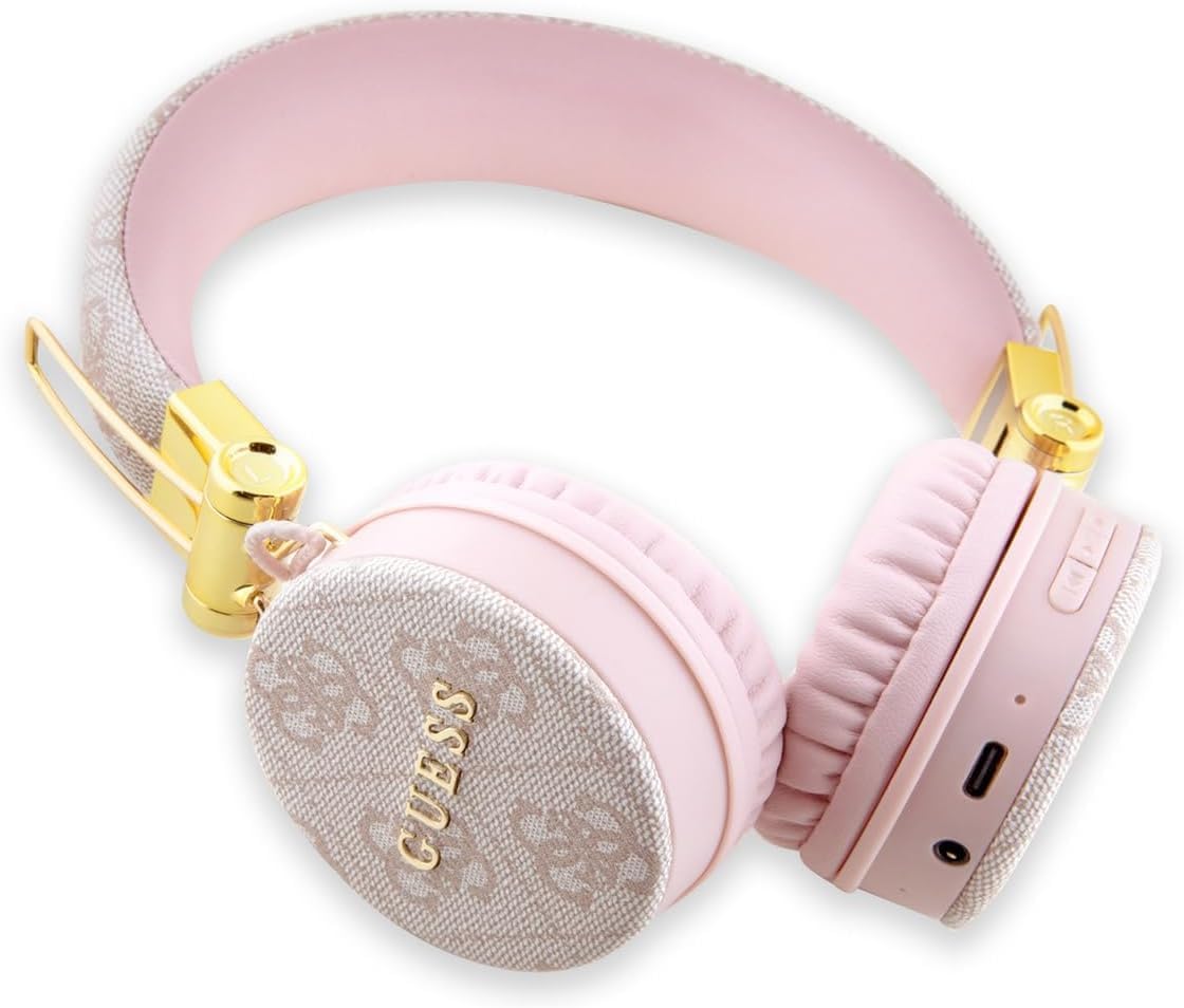 Cg Mobile Guess - Cuffie Wireless 4G in Pelle PU, Rosa - immagine 1