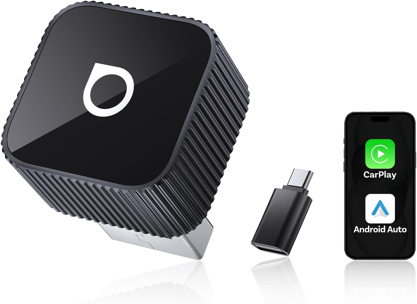 Ottocast Adattatore Wireless CarPlay & Android Auto 2 in 1 - immagine 1