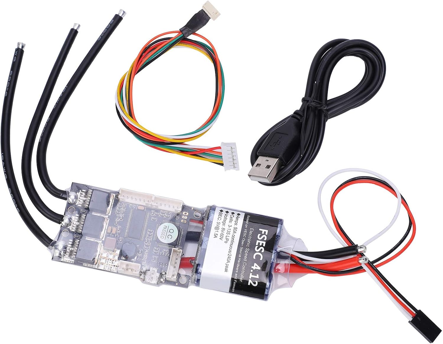 Hyuduo Mini FSESC4.12 50A ESC Ad Alta Corrente - immagine 1