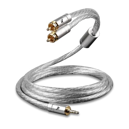 Impeto Cavo RCA Jack 3.5 HiFi Stereo 1m