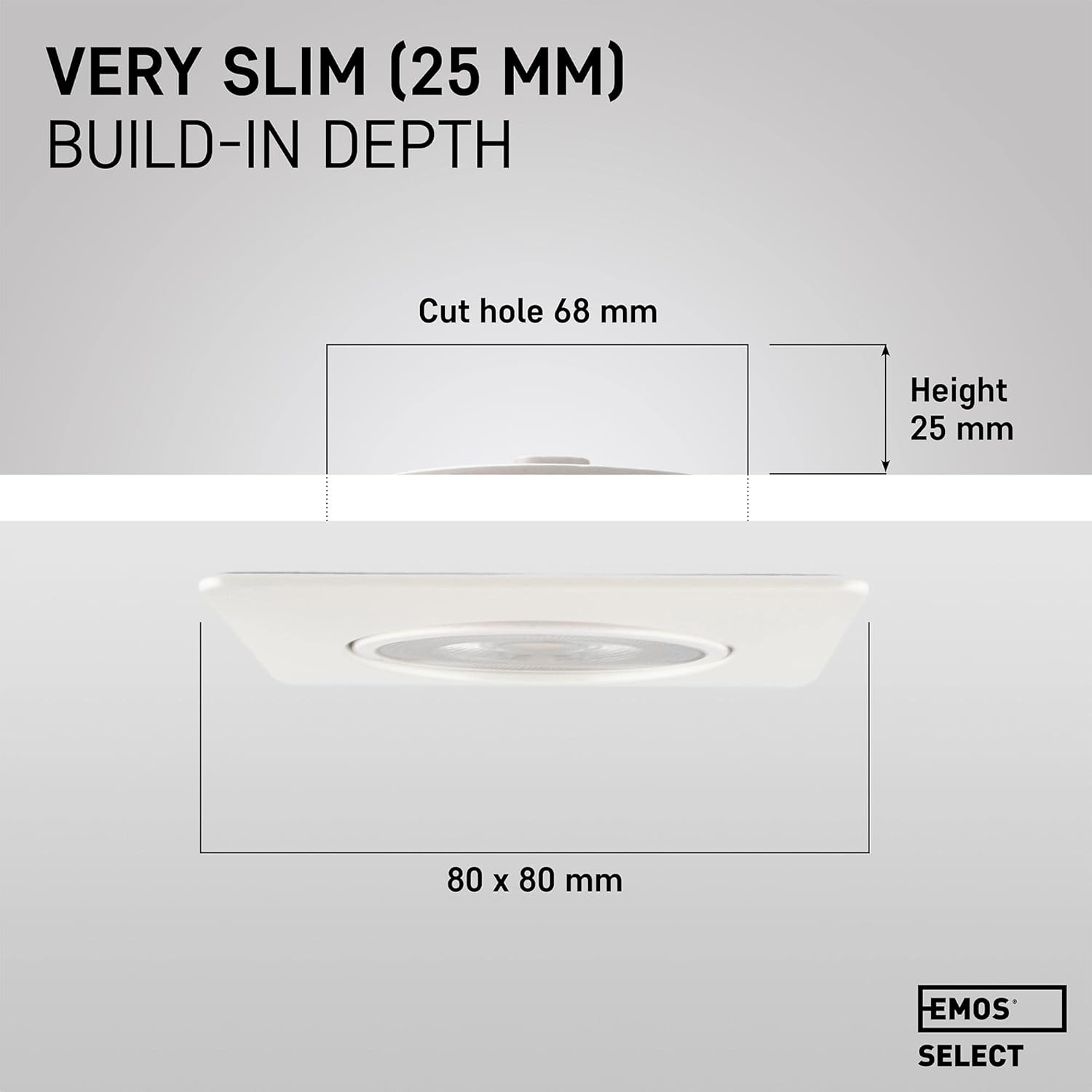 Emos Exclusive Faretti LED da Incasso 5W (Set di 6) - immagine 3