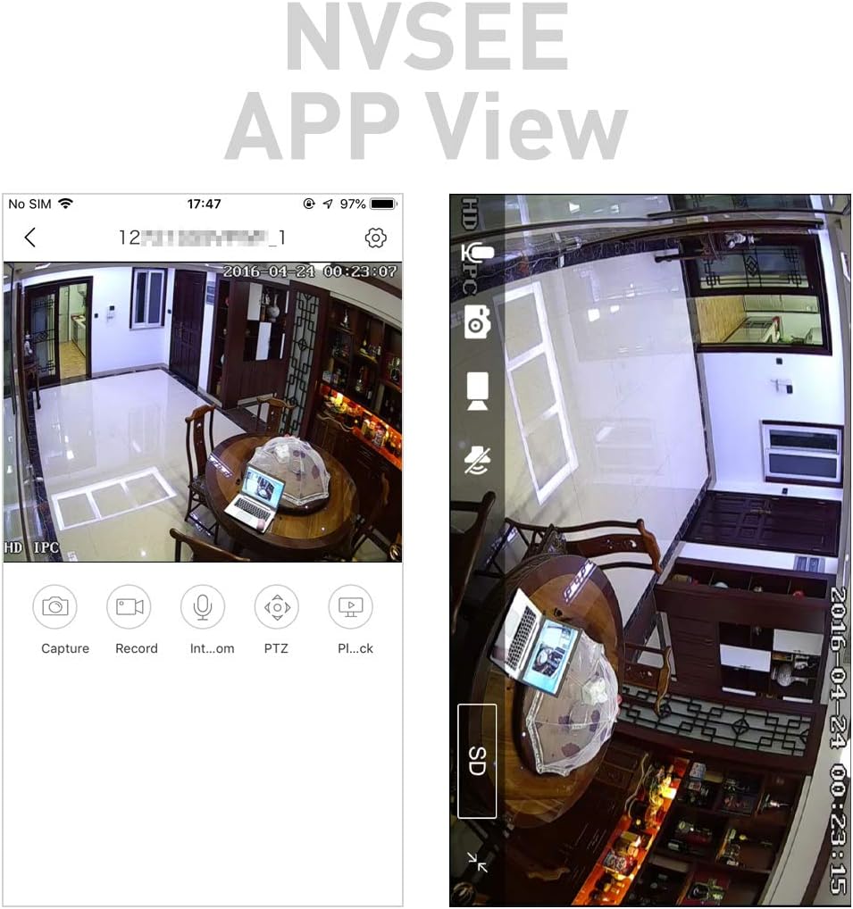 Revotech Fisheye Telecamera IP POE 3MP con Audio - immagine 8