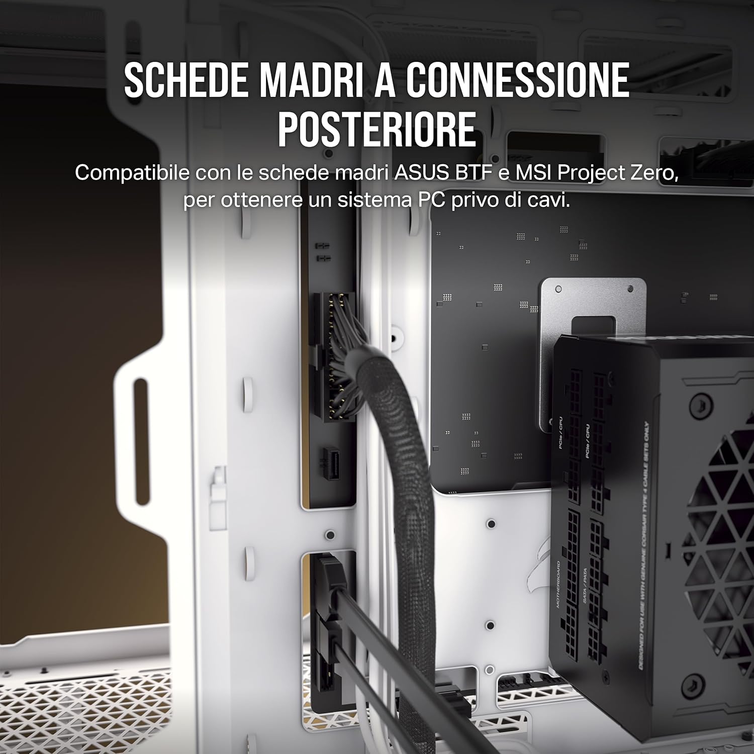 Corsair 6500X Mid-Tower ATX Case PC Doppia Camera, Nero - immagine 4