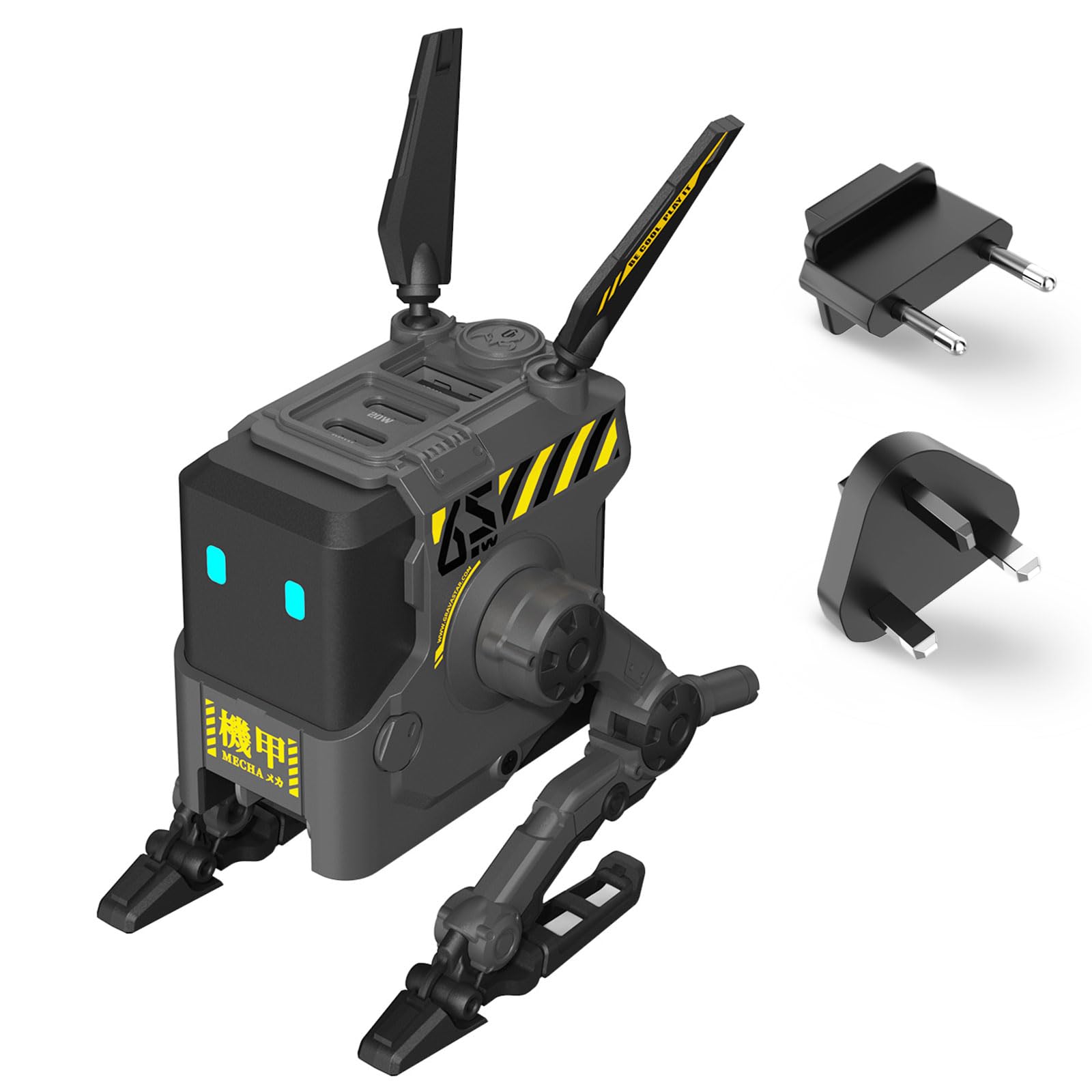 Gravastar Caricabatterie Rapido GaN Alpha 65W 3 Porte