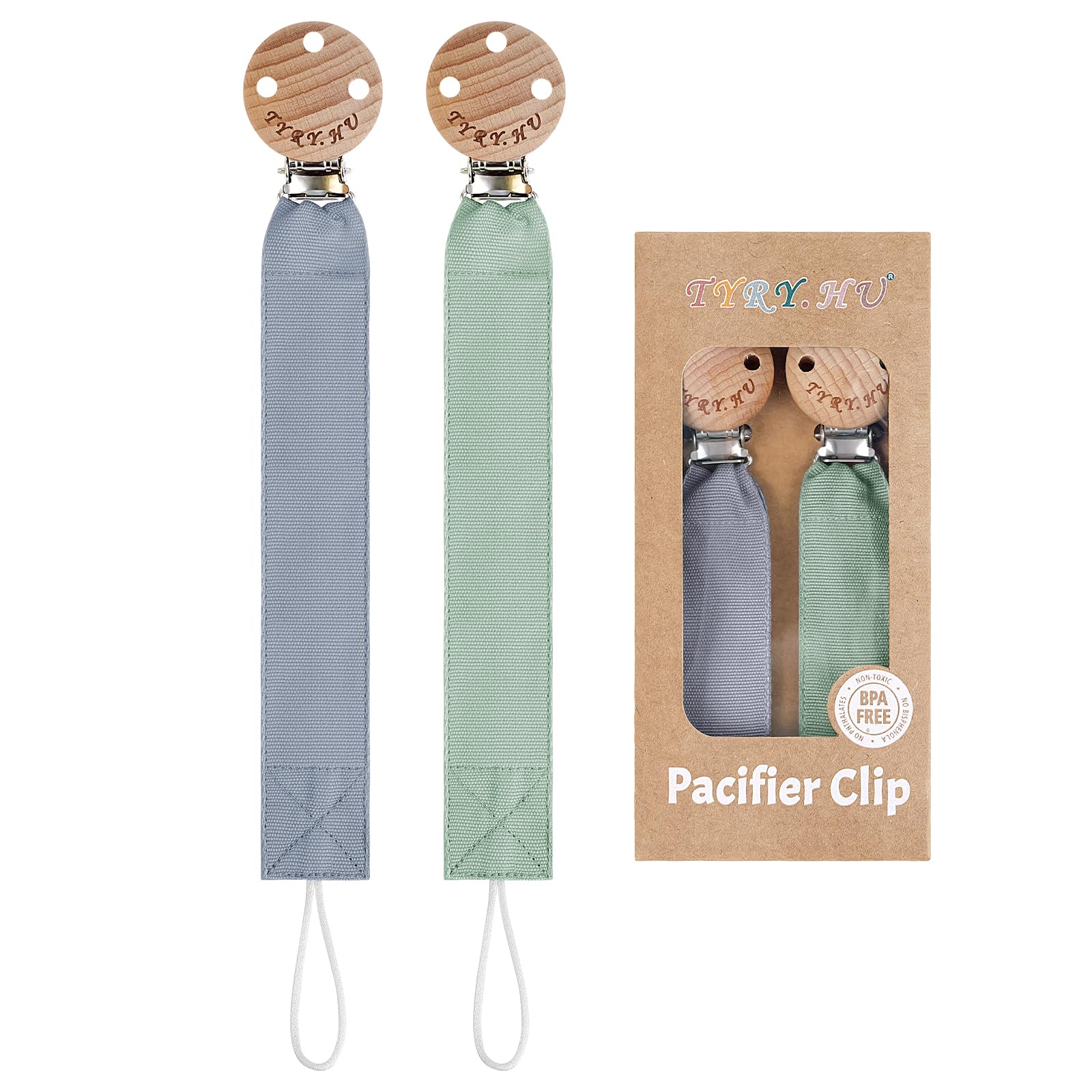 TYRY.HU Catenella Portaciuccio Tessuto Morbido 2 Pezzi