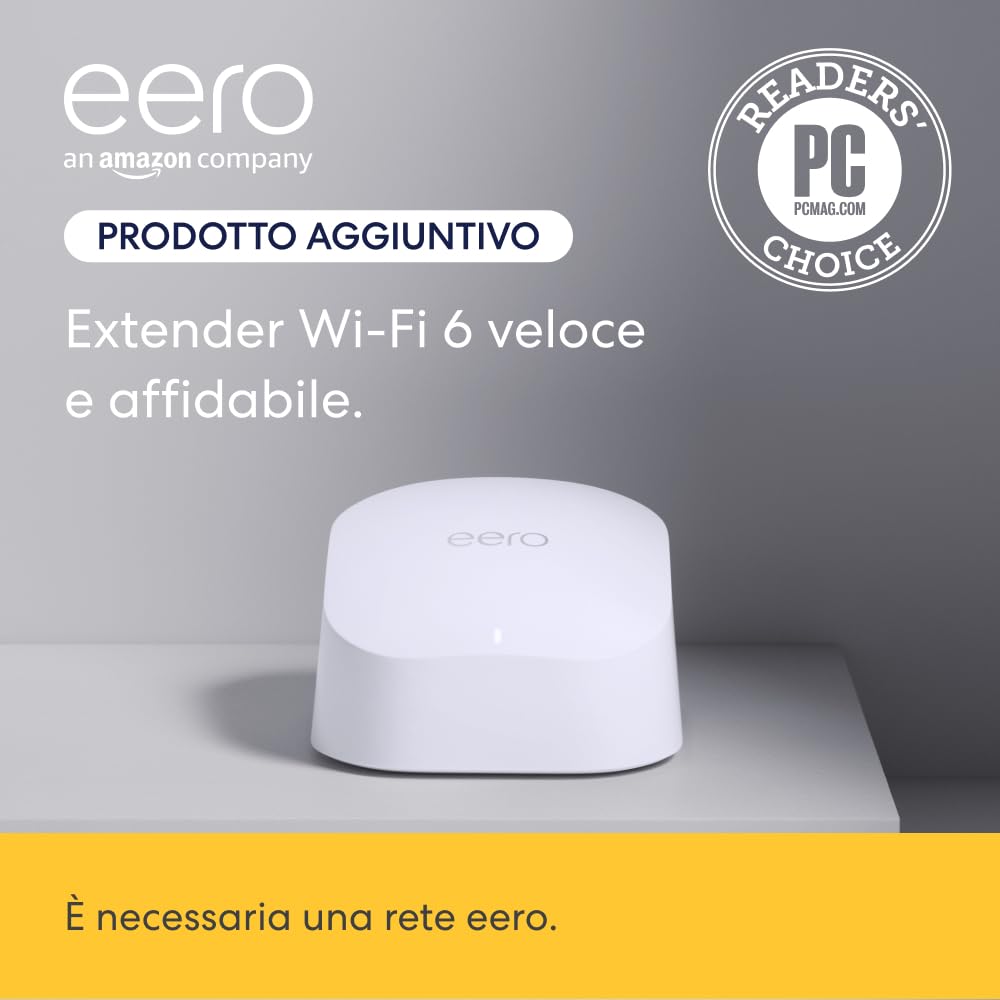 eero 6 Router Wi-Fi Mesh 500 Gbps, 140 m² - immagine 1