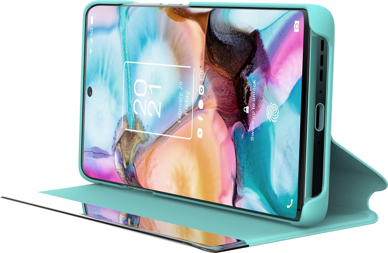 TCL Cover posteriore originale 20Pro 5G, Verde [Italia] - immagine 3