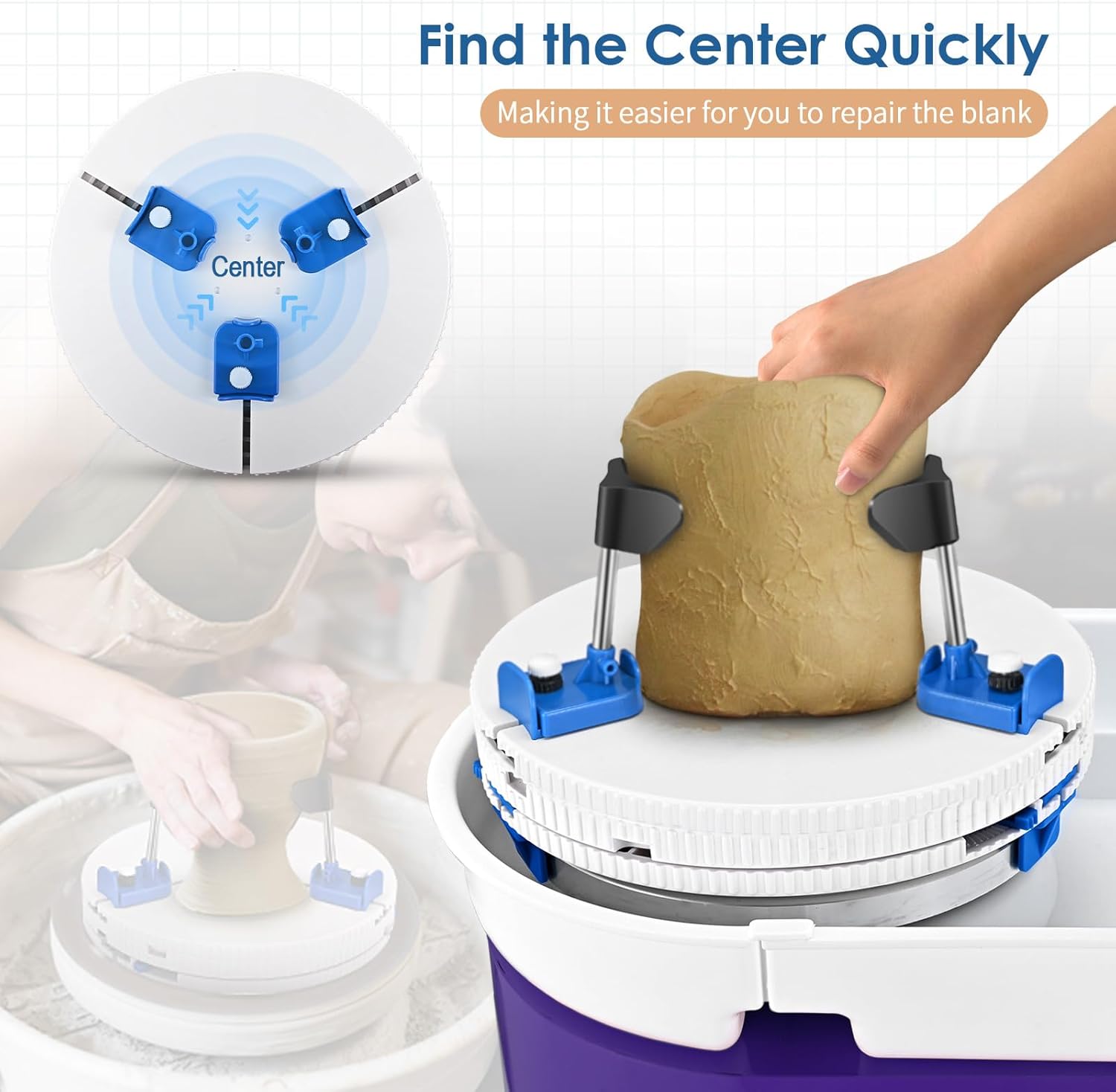 Strumento Centratore Regolabile per Ceramica - immagine 2