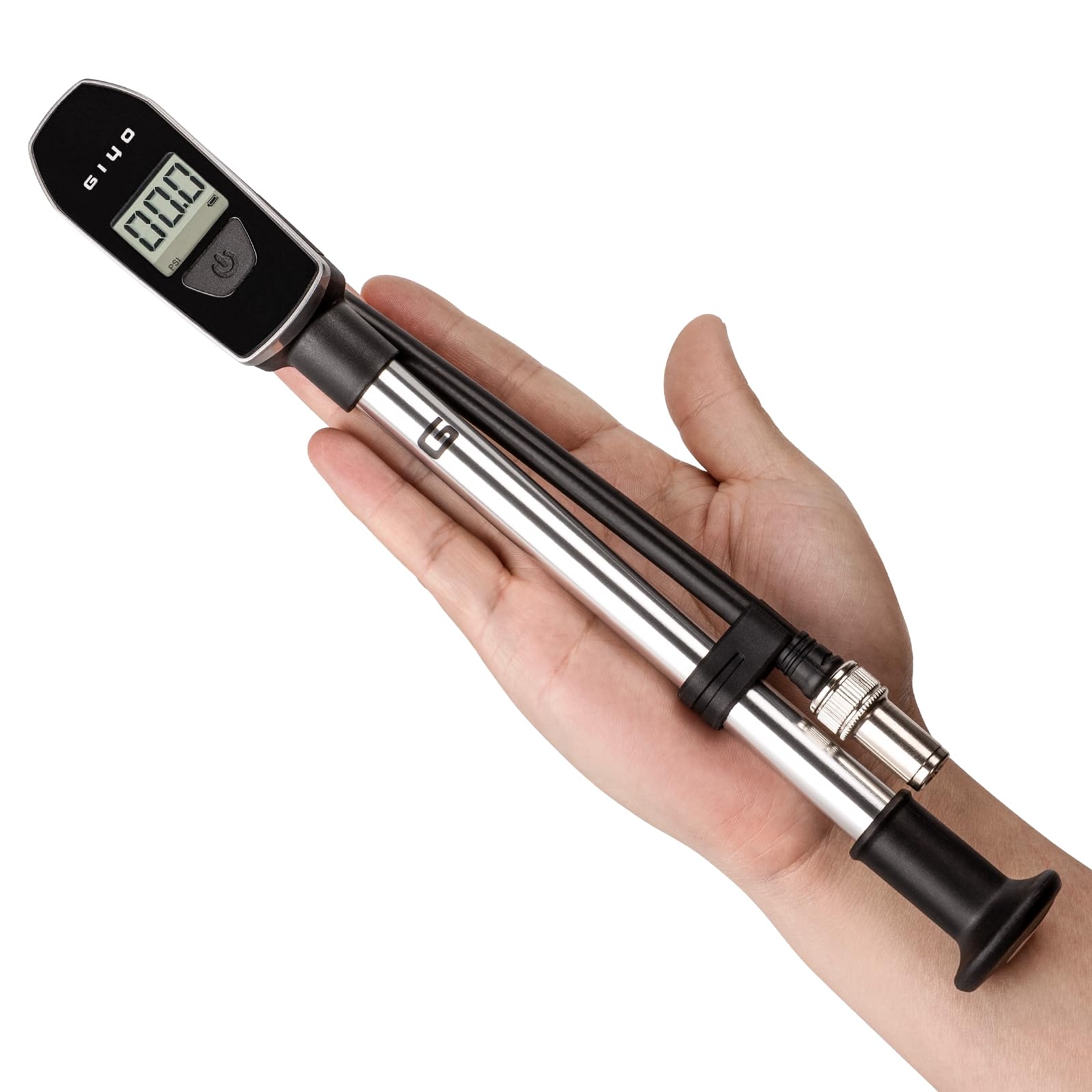 Cxwxc Pompa Bici Digitale 20,7 Bar / 300 Psi