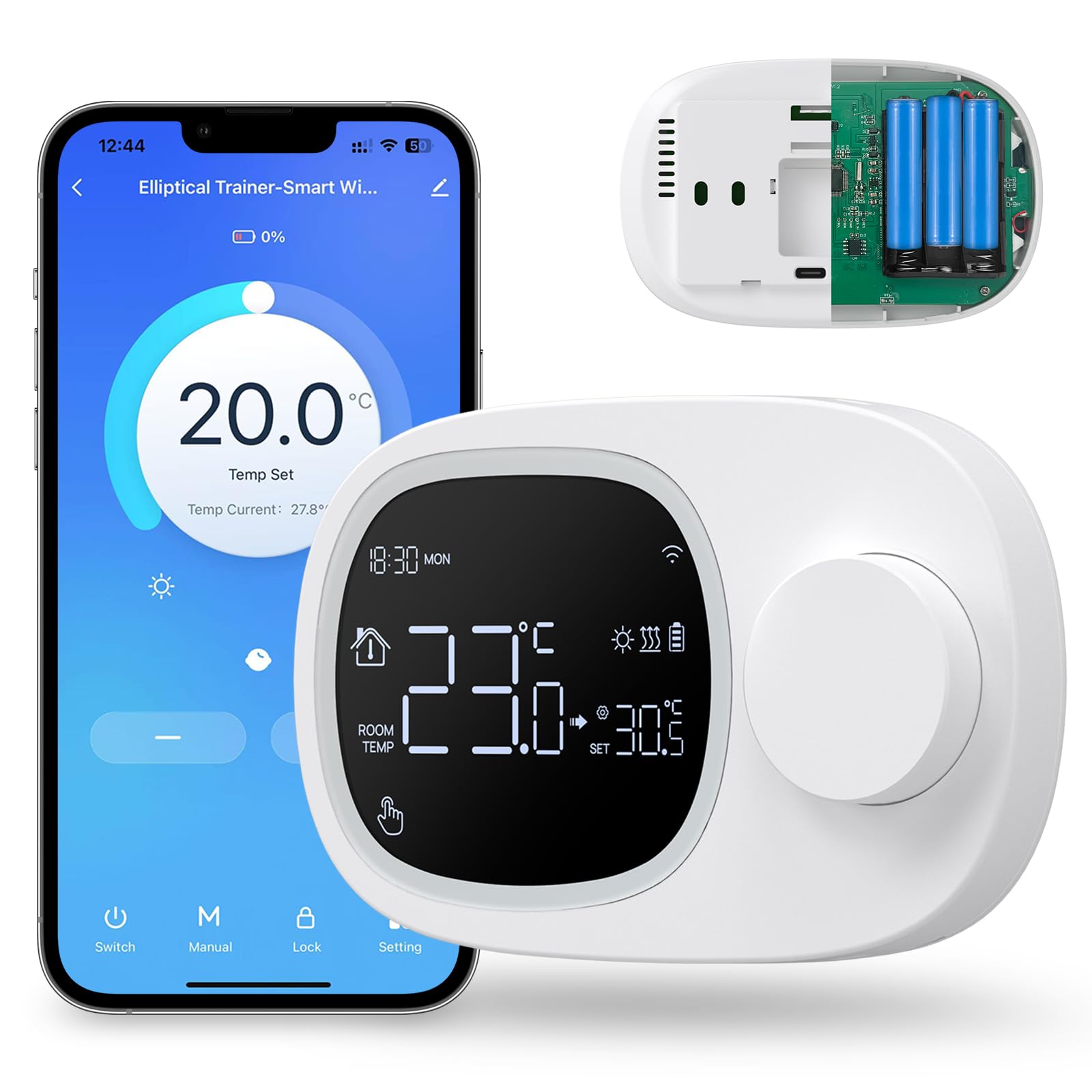 Avatto Termostato Intelligente WiFi per Scaldabagno