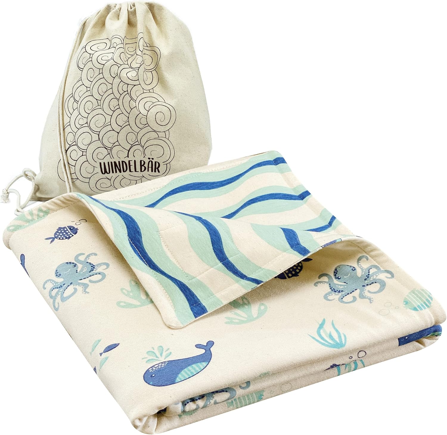 Windelbär Coperta per Bambini Mare 75x100cm - immagine 4