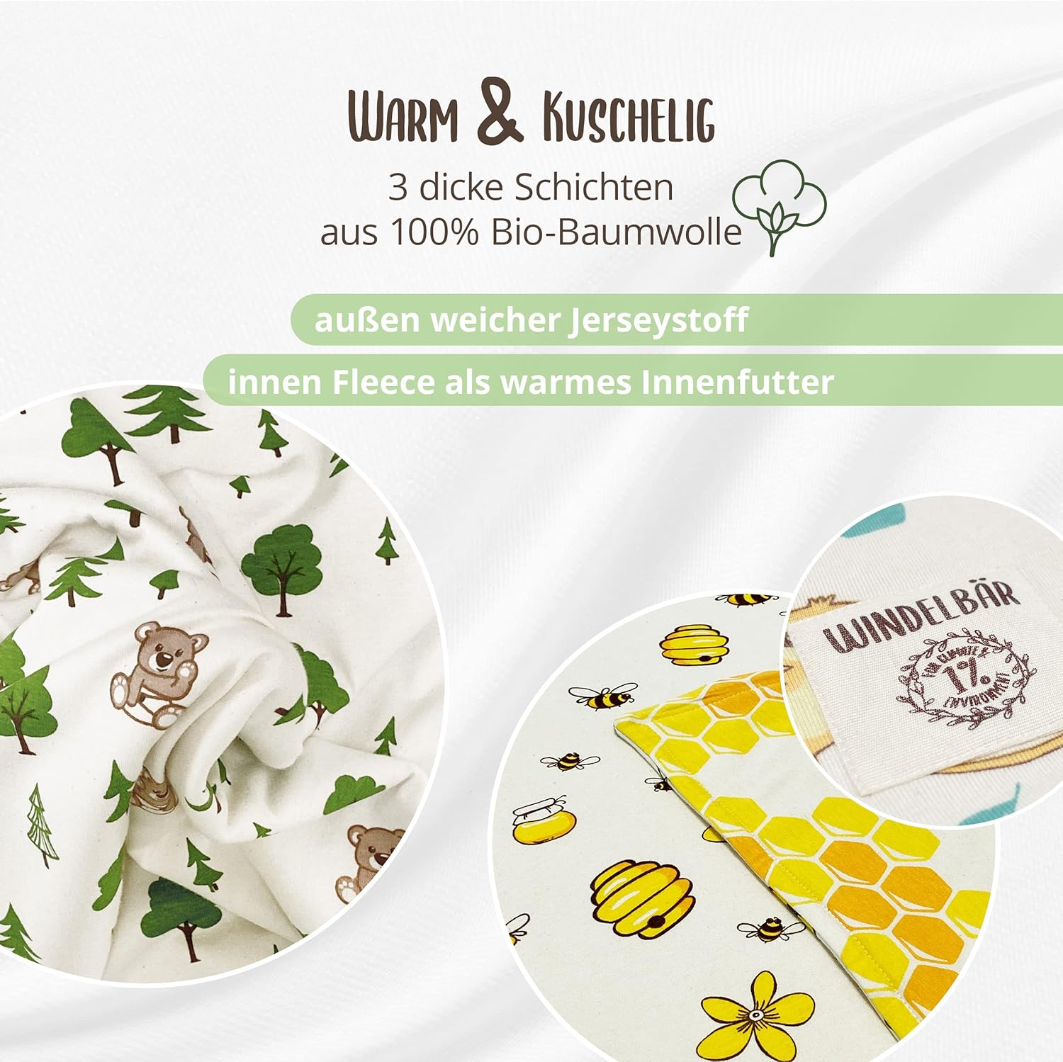 Windelbär Coperta per Bambini Mare 75x100cm - immagine 5