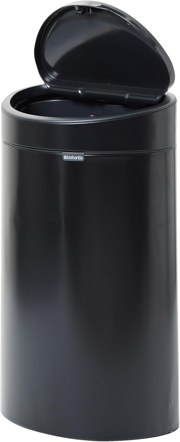 Brabantia Touch Bin New Pattumiera, 40 l, Nero Opaco - immagine 2