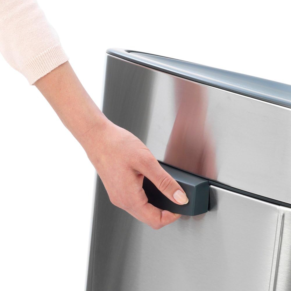 Brabantia Touch Bin New Pattumiera, 40 l, Nero Opaco - immagine 5
