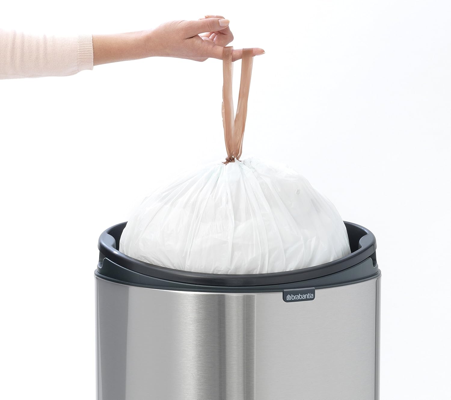 Brabantia Touch Bin New Pattumiera, 40 l, Nero Opaco - immagine 7