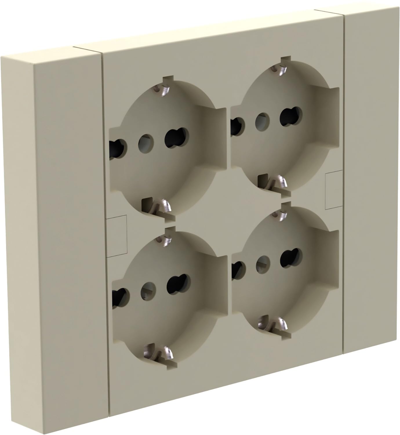 Electraline 22125 Multipresa Incasso 4 Posti Universali P40