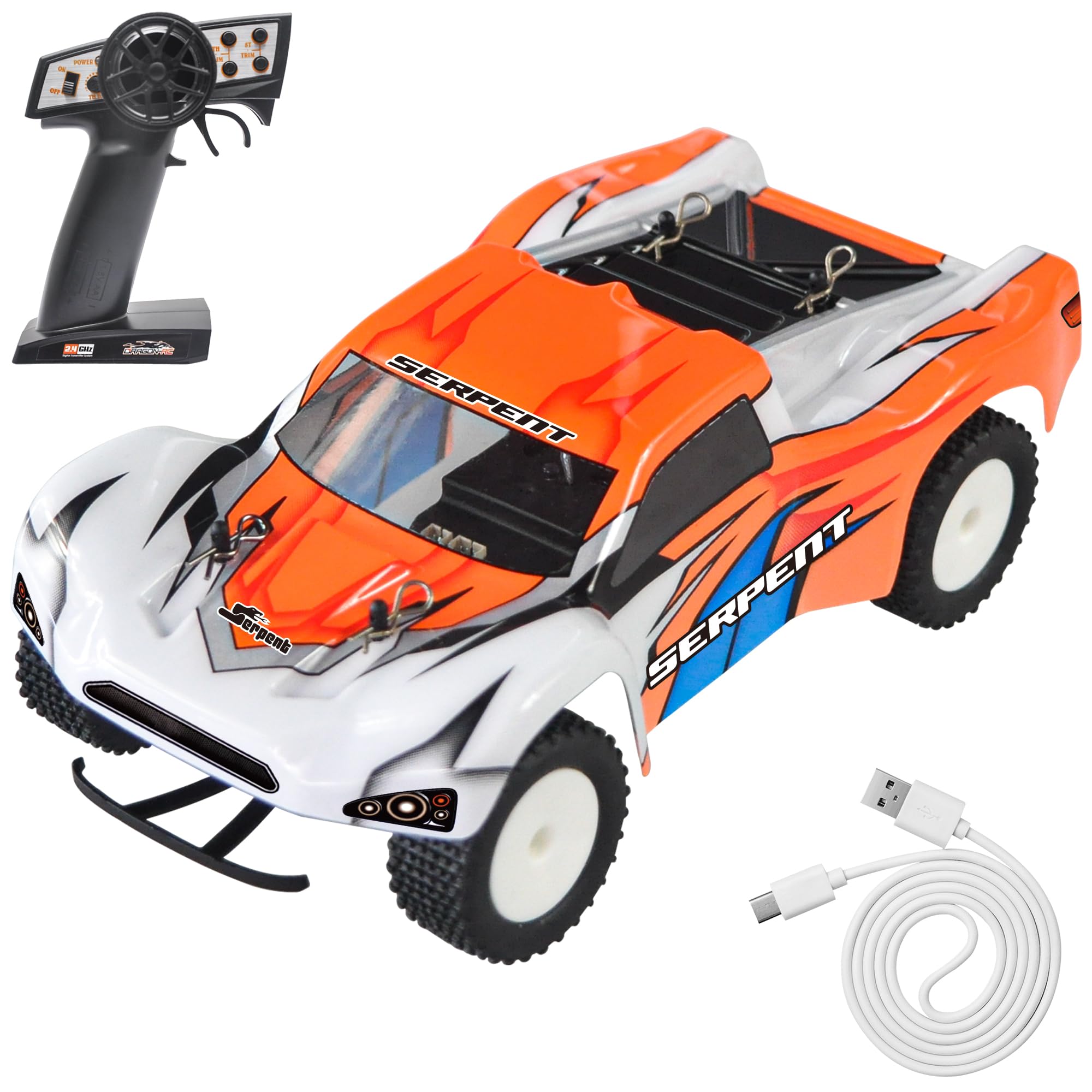 Serpent 1:24 Mini Spyder RC Auto con Giroscopio