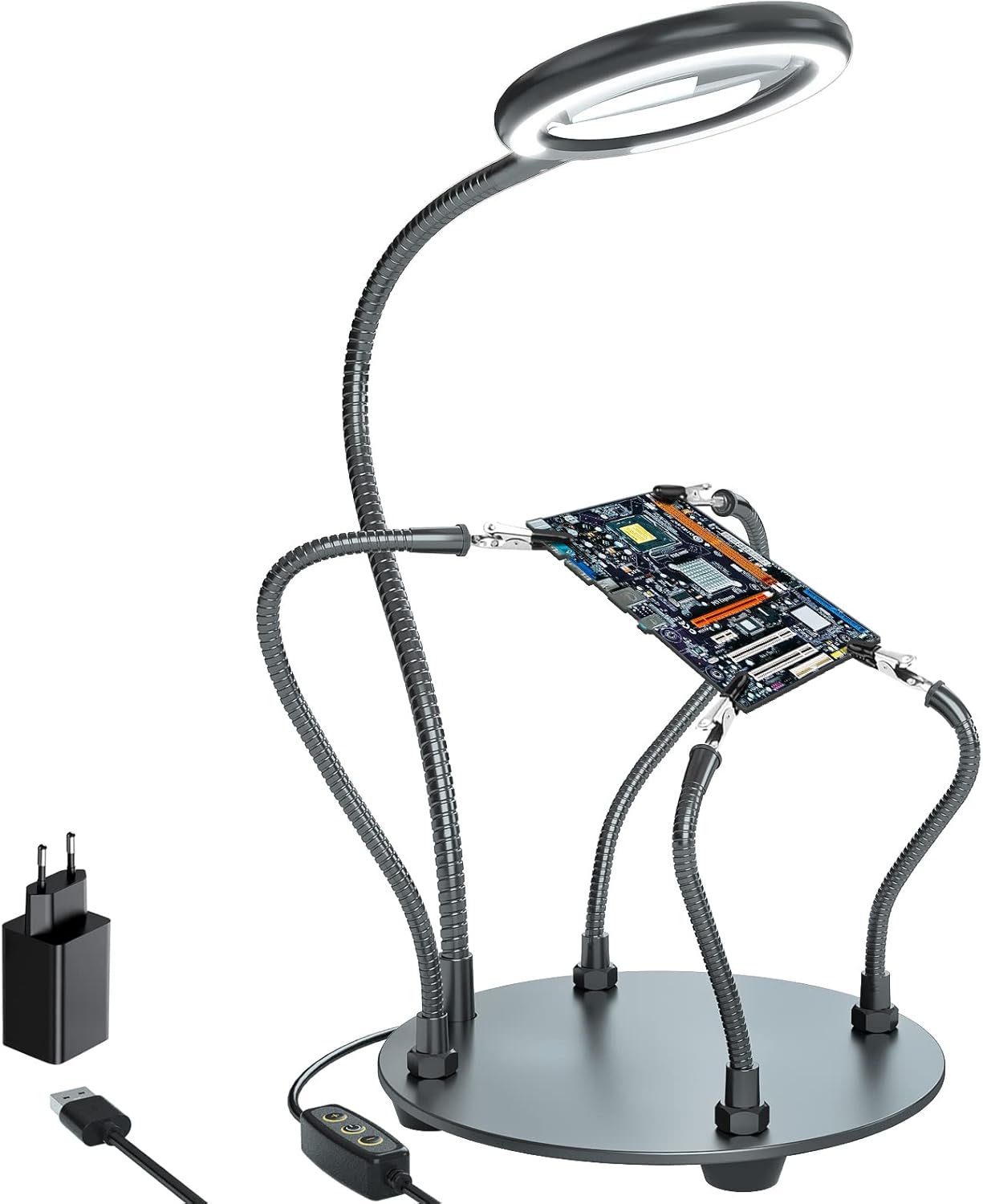 Nomiou Lente d'Ingrandimento con Luce 3x e 28 LED - immagine 1