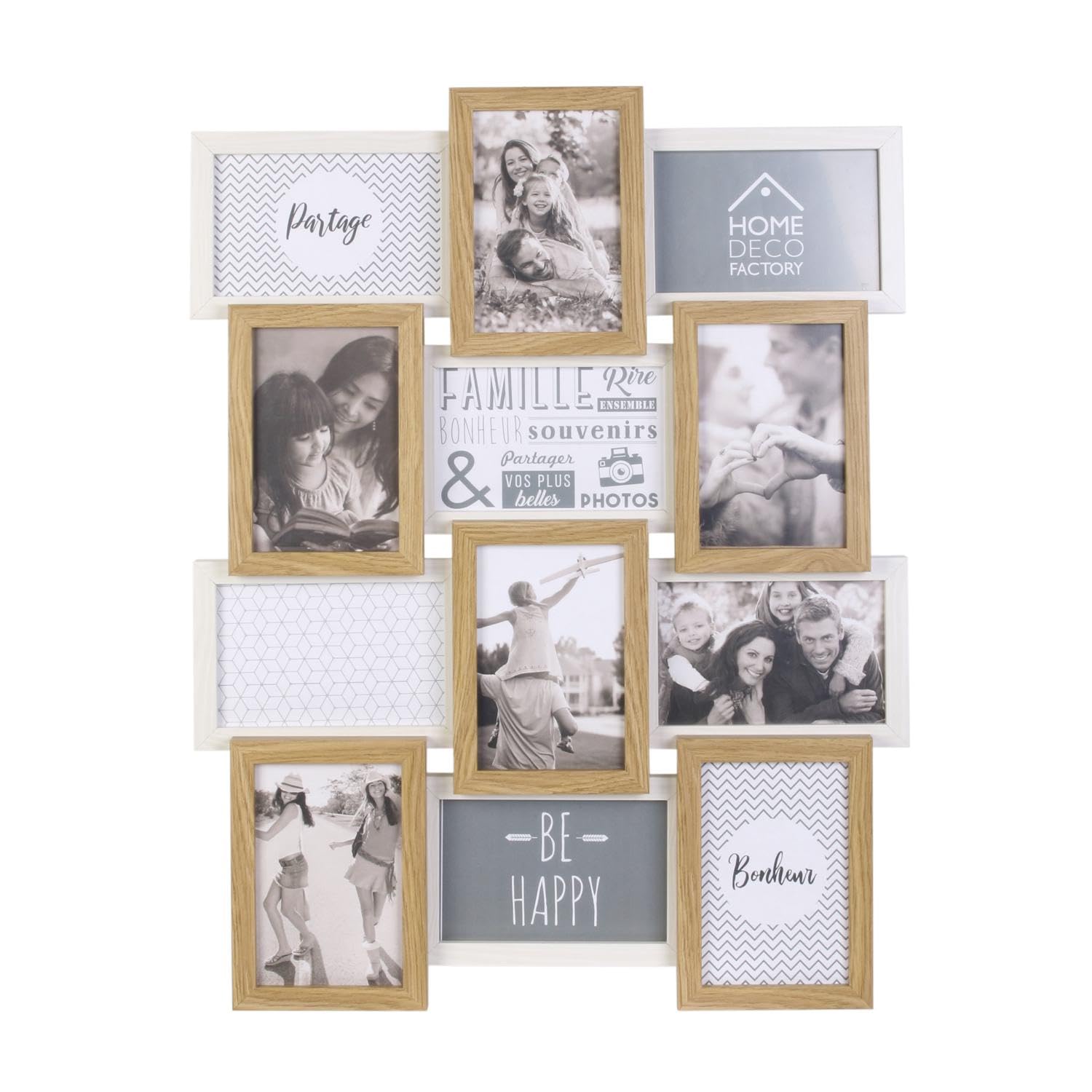 Home Deco Factory - Cornice Portafoto Multipla 12 Foto