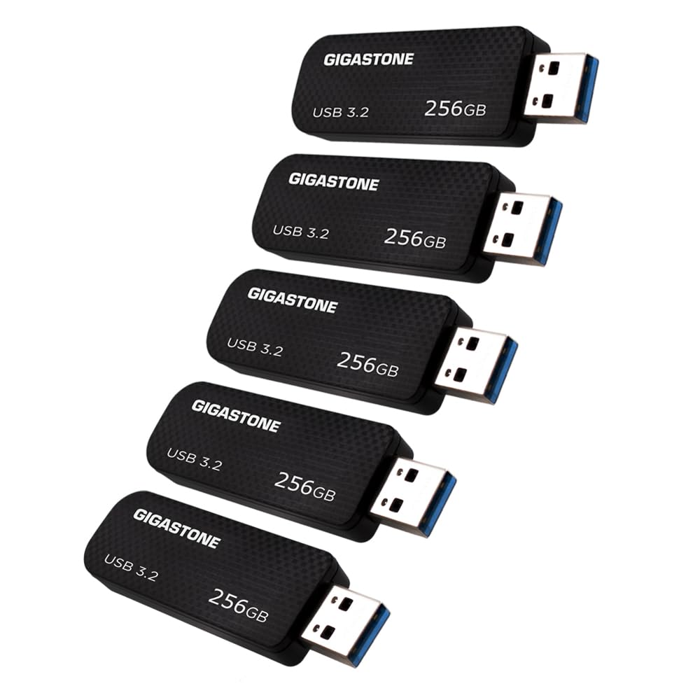 Gigastone Chiavetta USB 256 GB Set da 5 Z30 USB 3.2 Gen 1